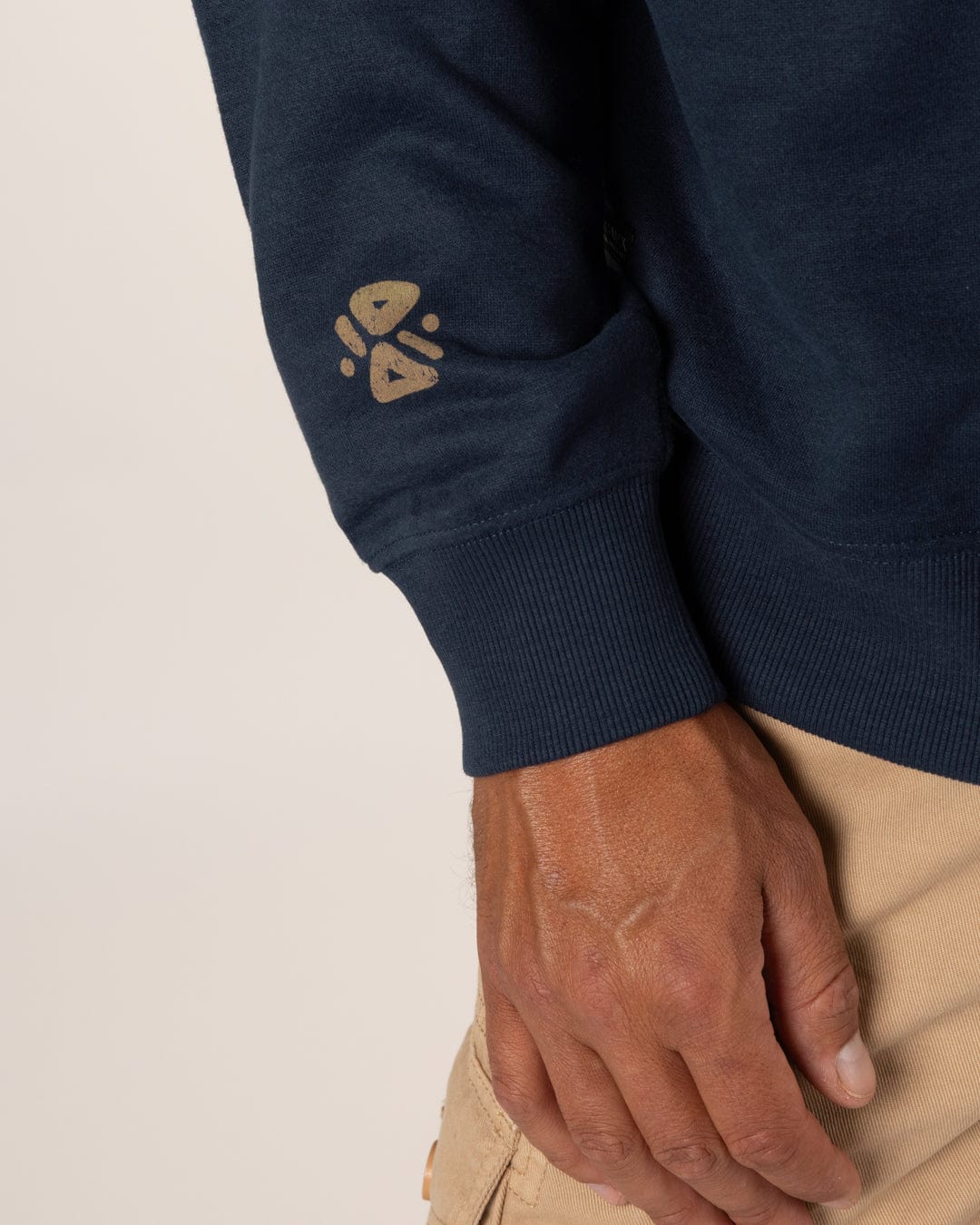 Block Icons - Mens Oversized Sweatshirt - Blue