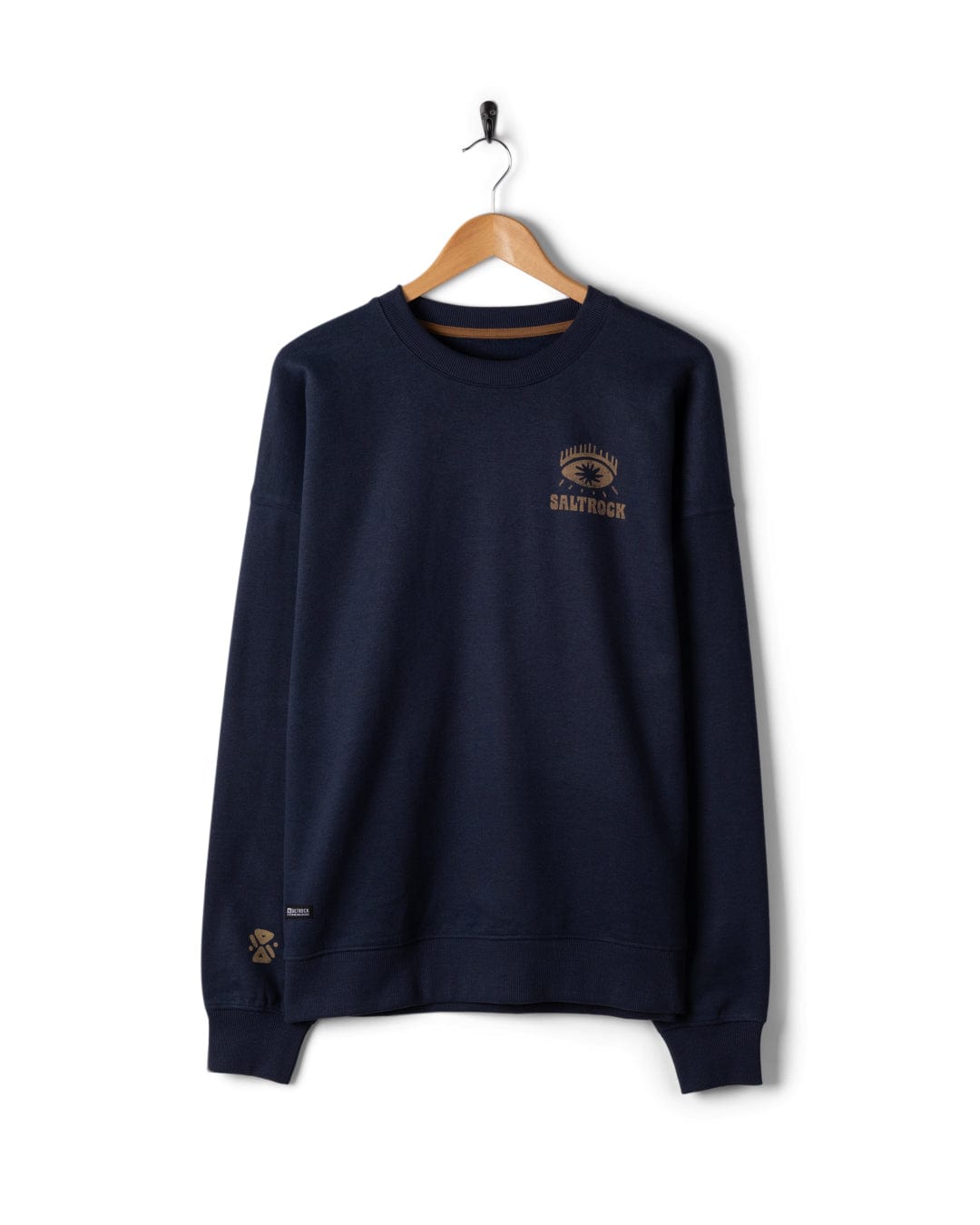 Block Icons - Mens Oversized Sweatshirt - Blue