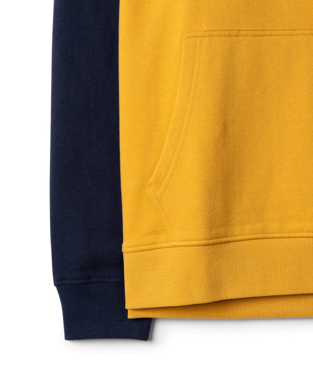 Pitcher Raglan - Mens Pop Hoodie - Yellow/Blue