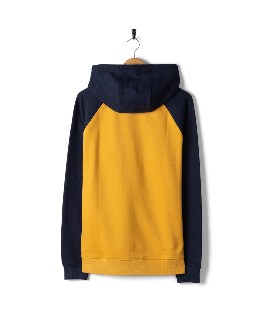 Pitcher Raglan - Mens Pop Hoodie - Yellow/Blue