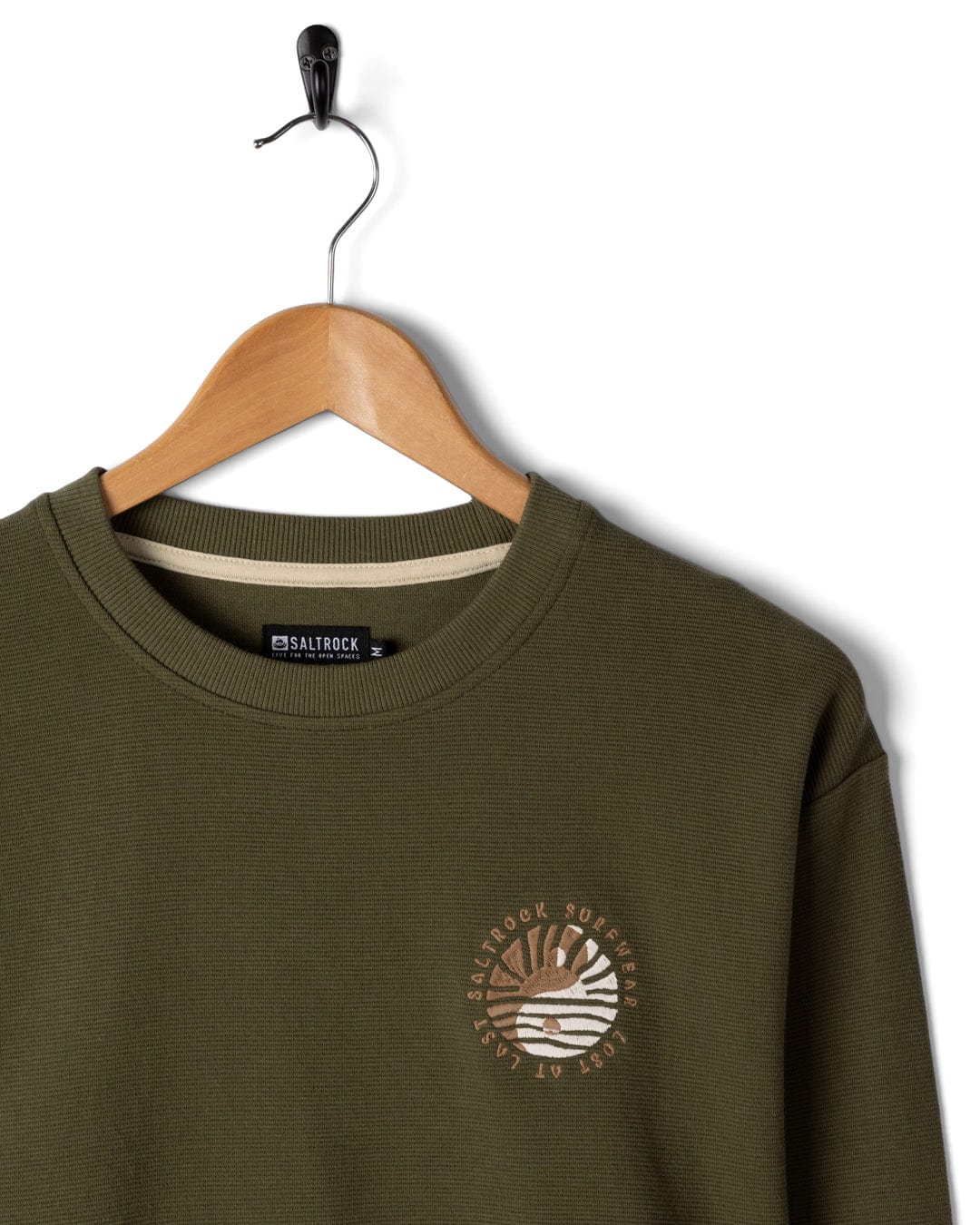 Yin Yang Sun - Mens Sweatshirt - Green