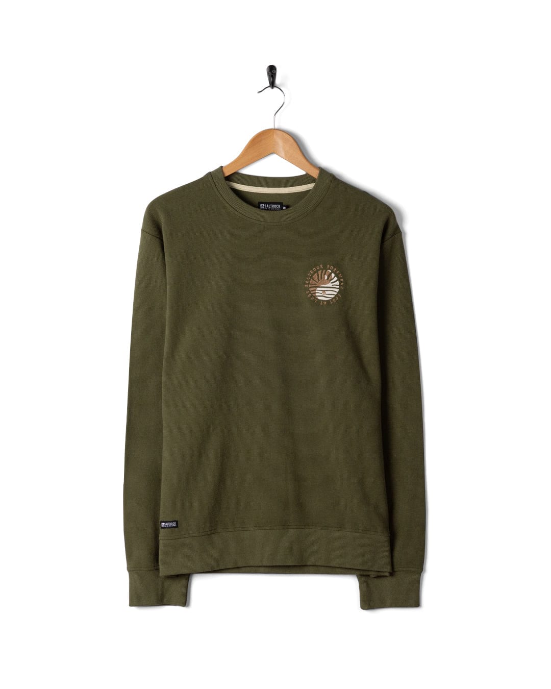 Yin Yang Sun - Mens Sweatshirt - Green