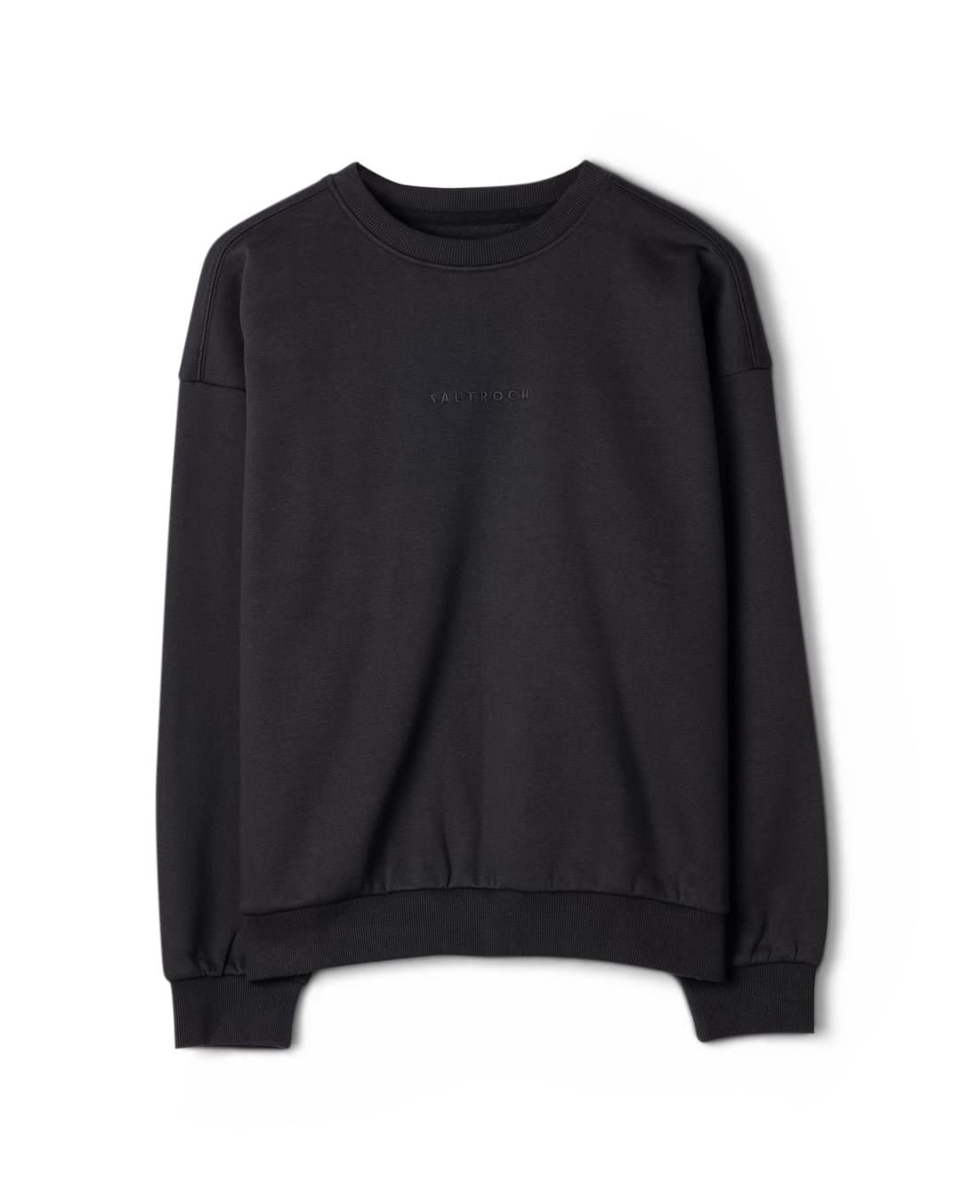 Perfect Set Womens Oversized Sweatshirt In Black