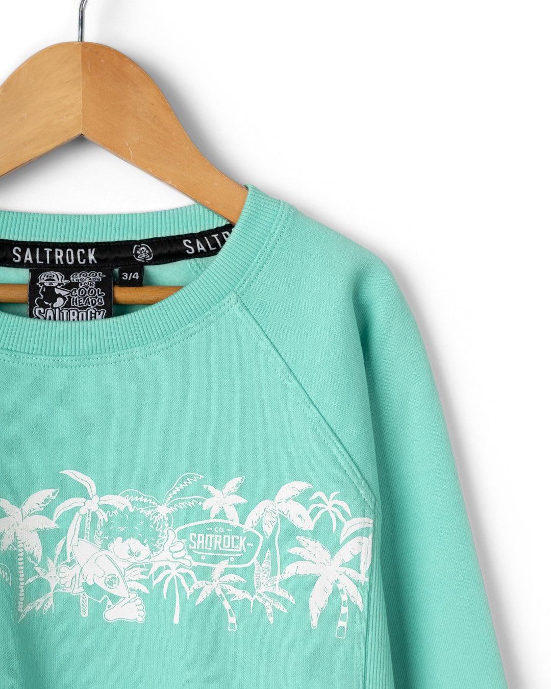 Palm - Kids Sweat - Turquoise