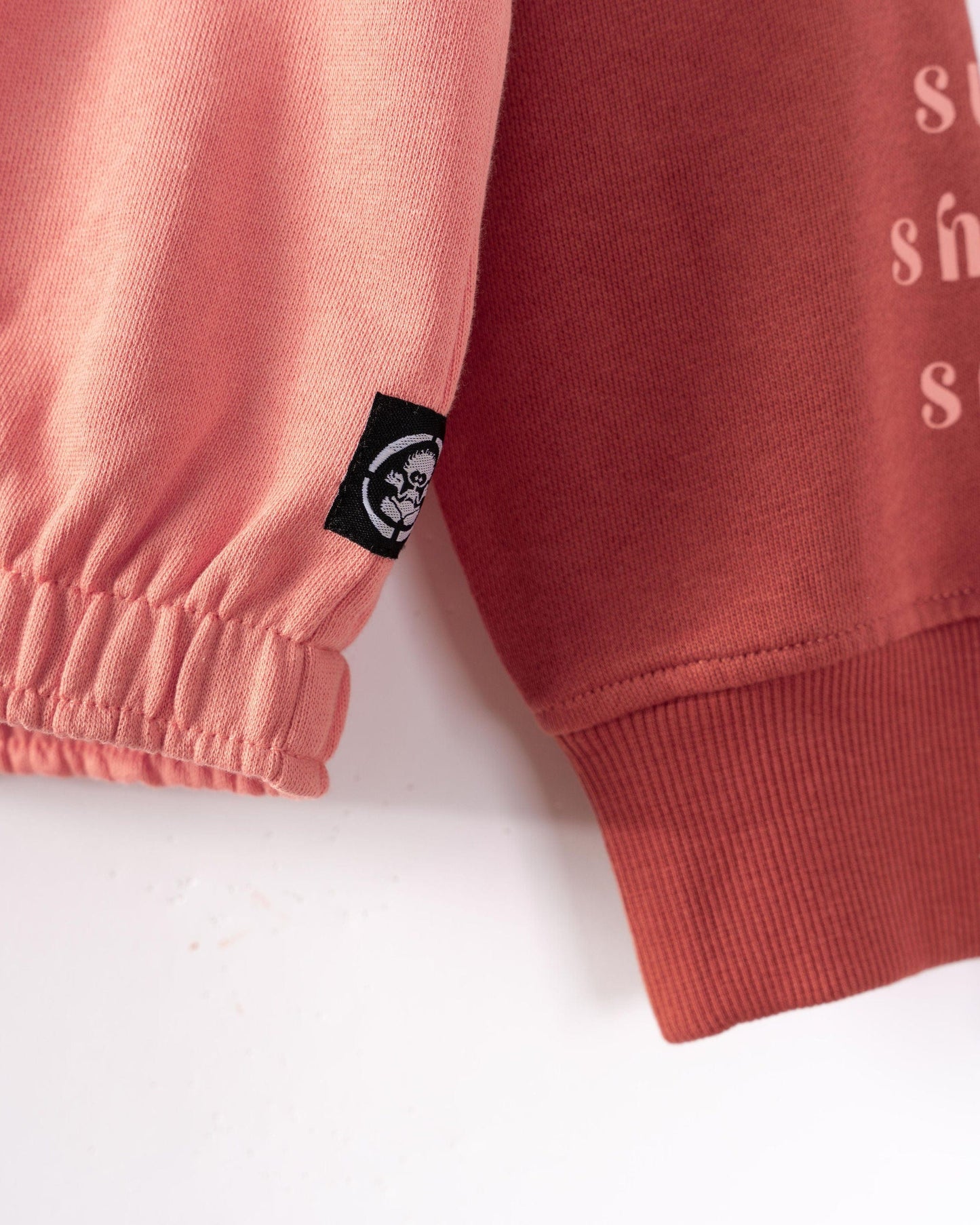 Sunshine Soul - Kids Oversized Sweatshirt - Coral