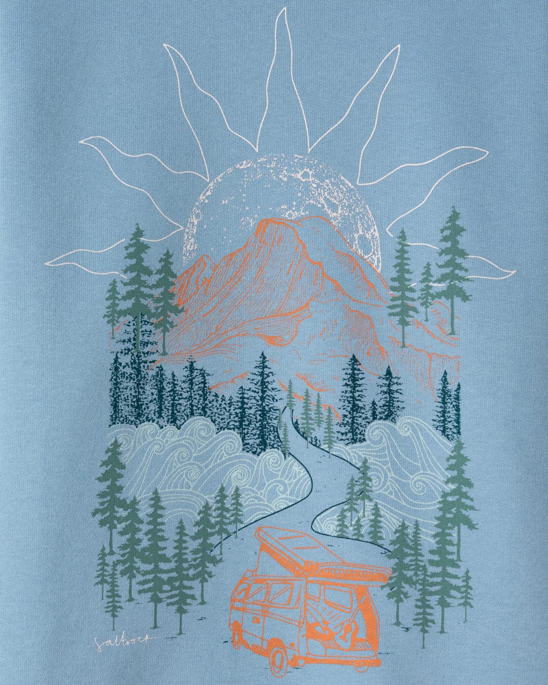 Open Road - Kids Sweatshirt - Blue