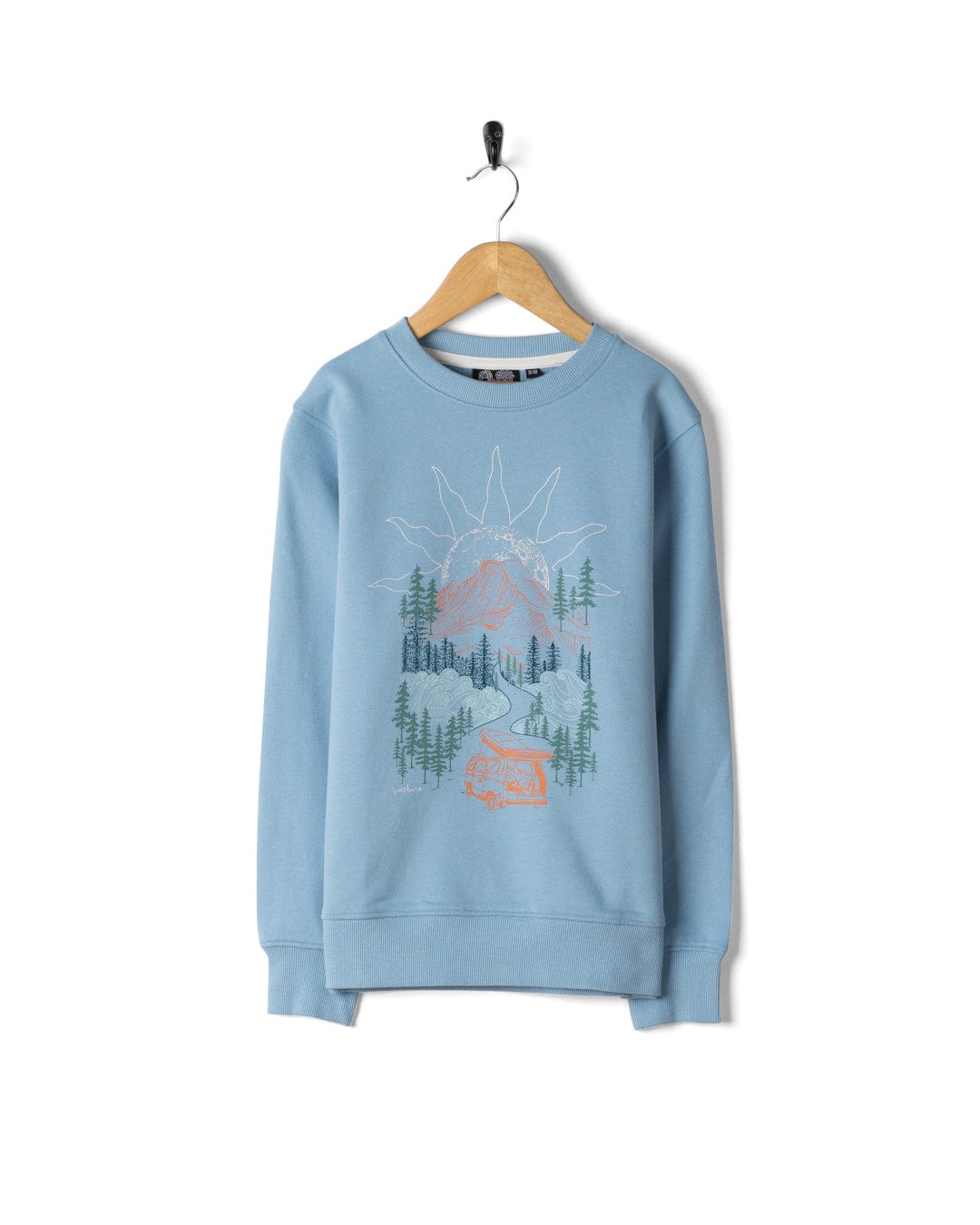 Open Road - Kids Sweatshirt - Blue