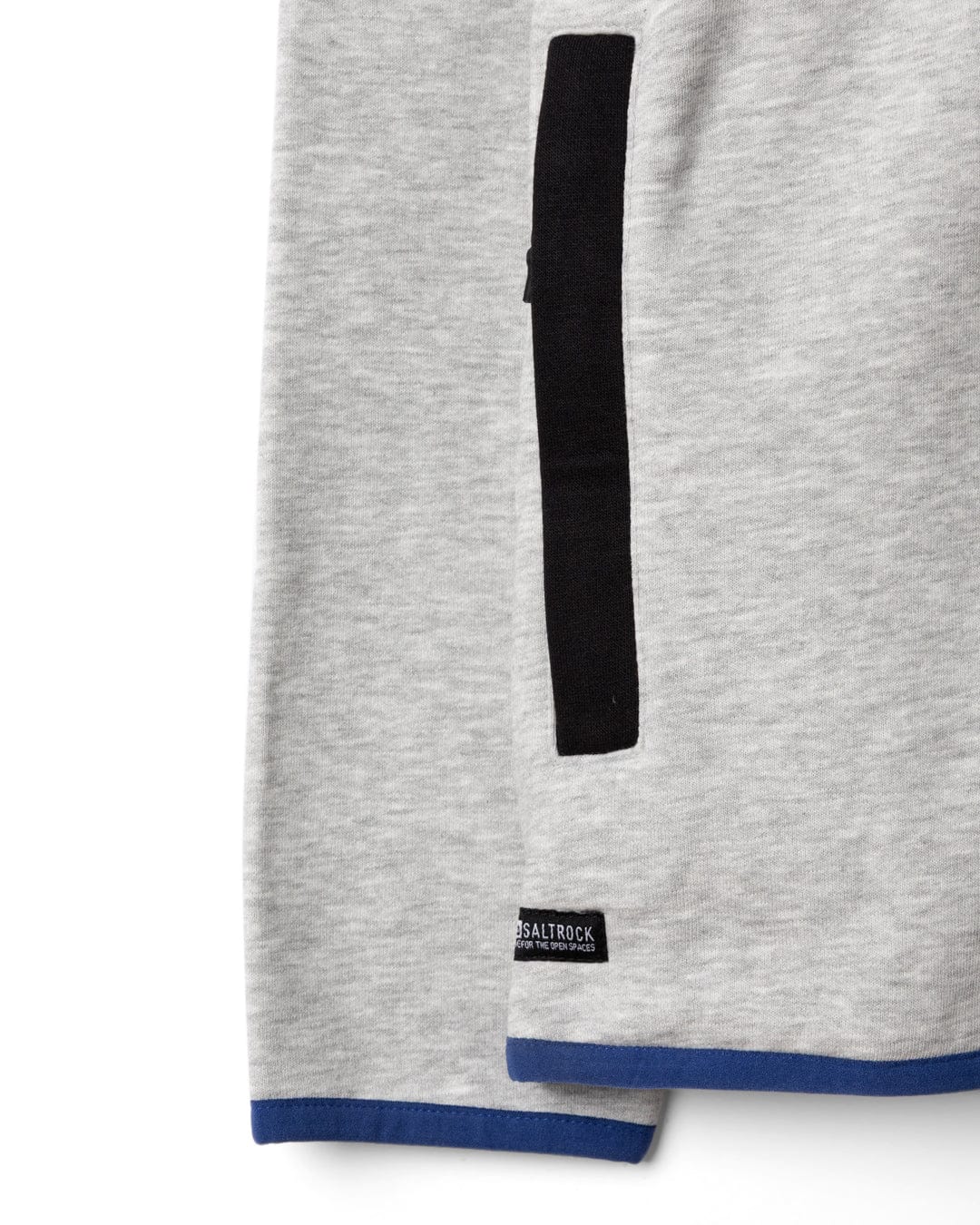 Track - Mens 1/4 Neck Sweat Shirt - Black/Grey