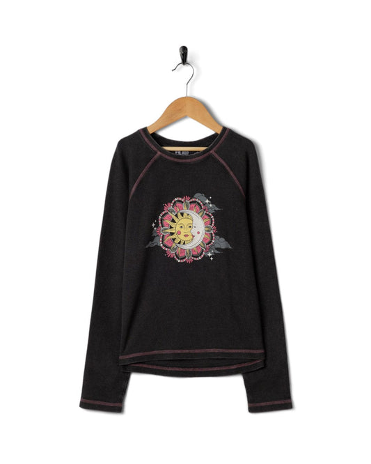 Midnight - Kids Long Sleeve Tee - Dark Grey