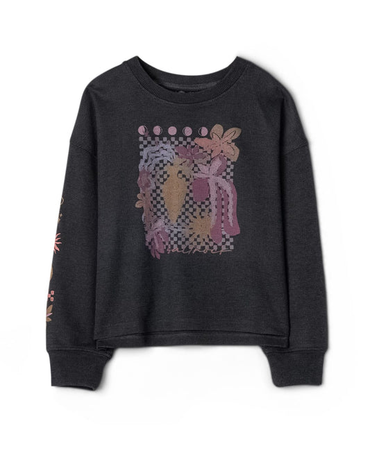 Aria Kids Oversized Sweatshirt in Grey