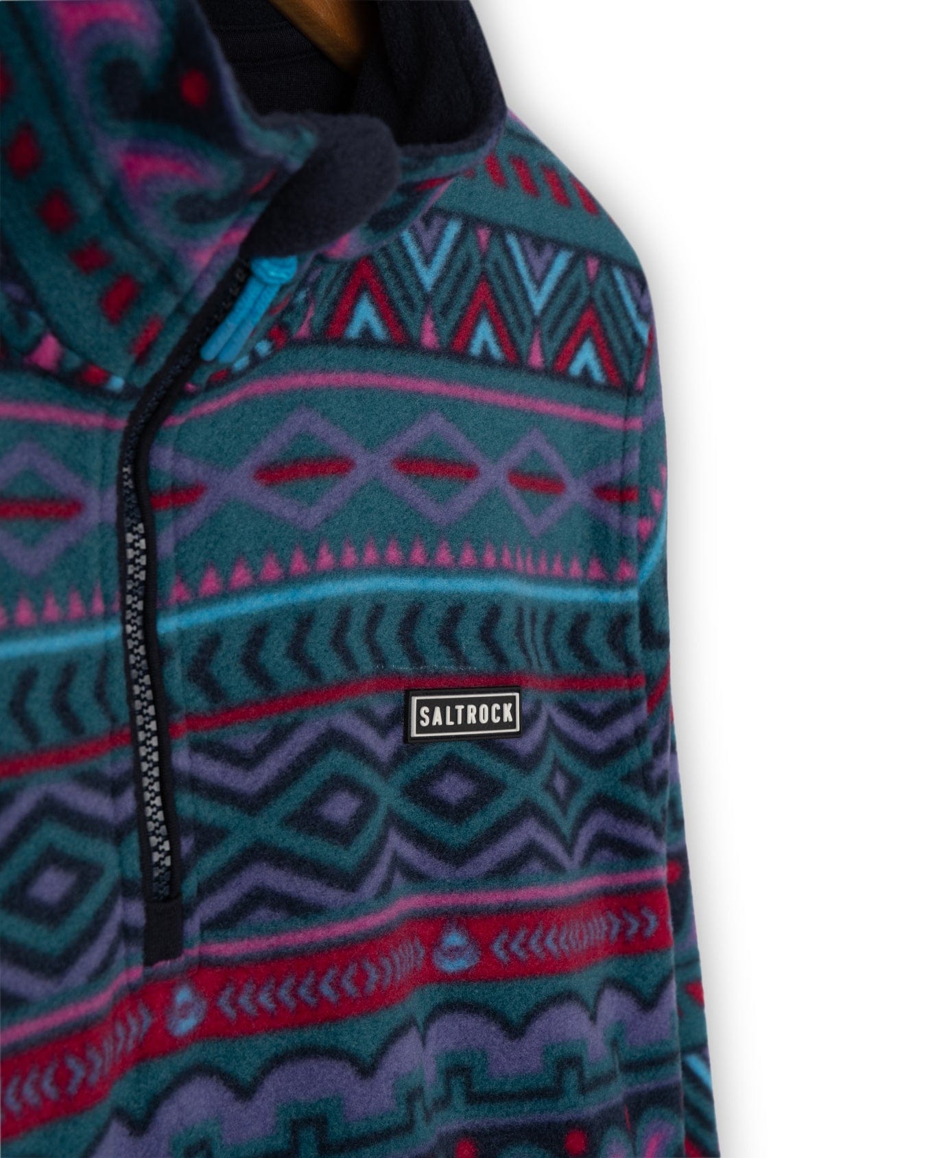 Treehouse - Mens 1/4 Neck Fleece - Purple