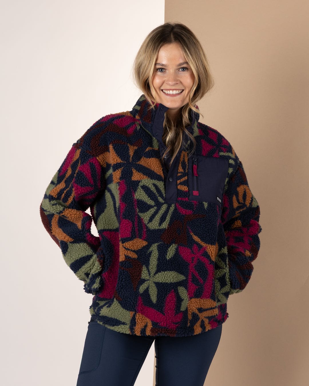 Lizi Balance - 1/4 Neck Sherpa Fleece - Multi