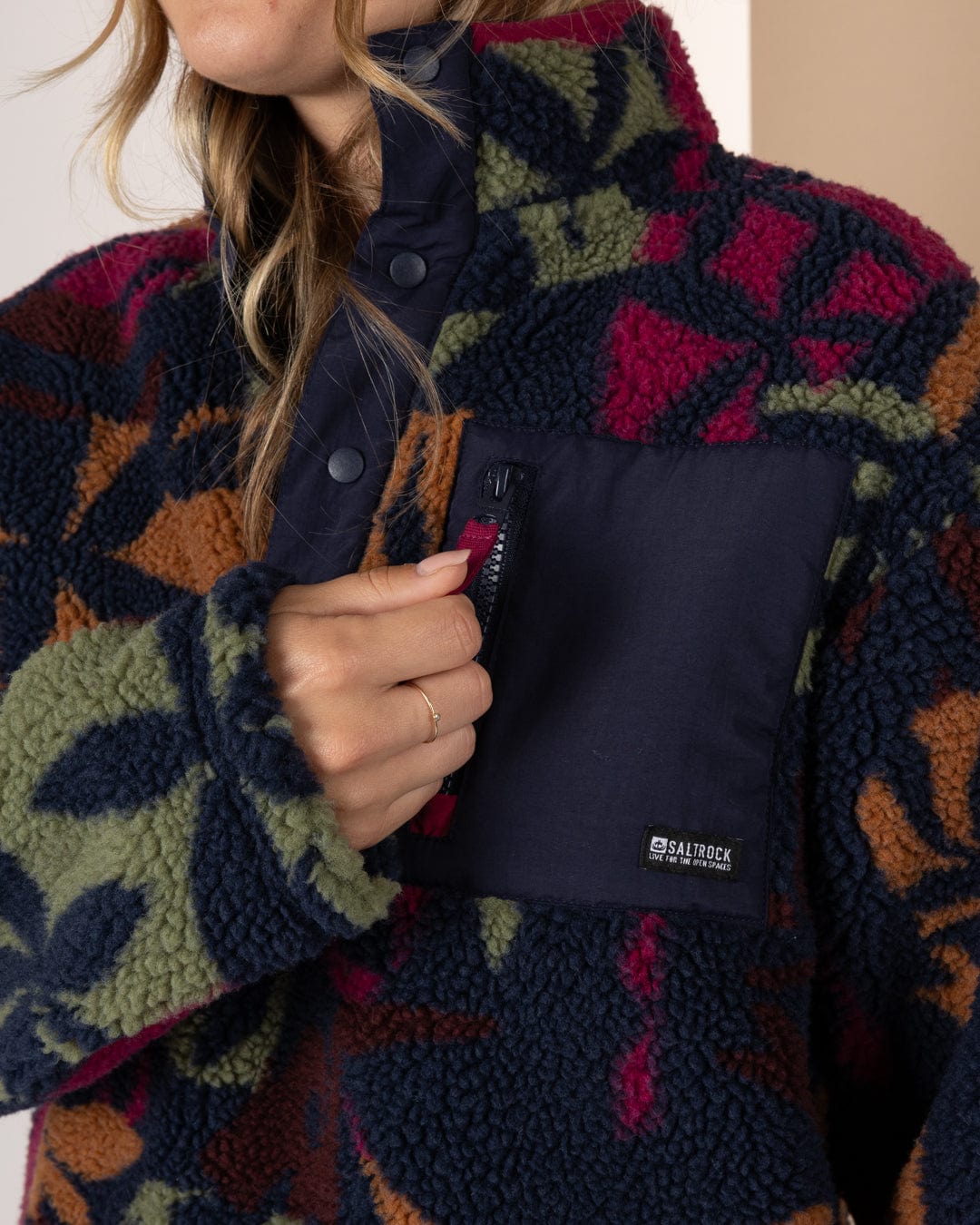Lizi Balance - 1/4 Neck Sherpa Fleece - Multi