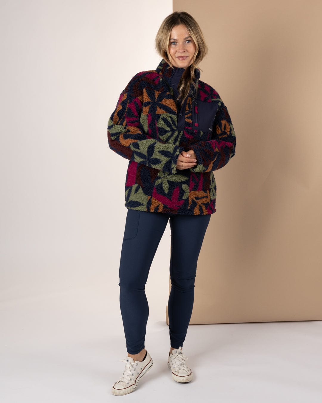 Lizi Balance - 1/4 Neck Sherpa Fleece - Multi