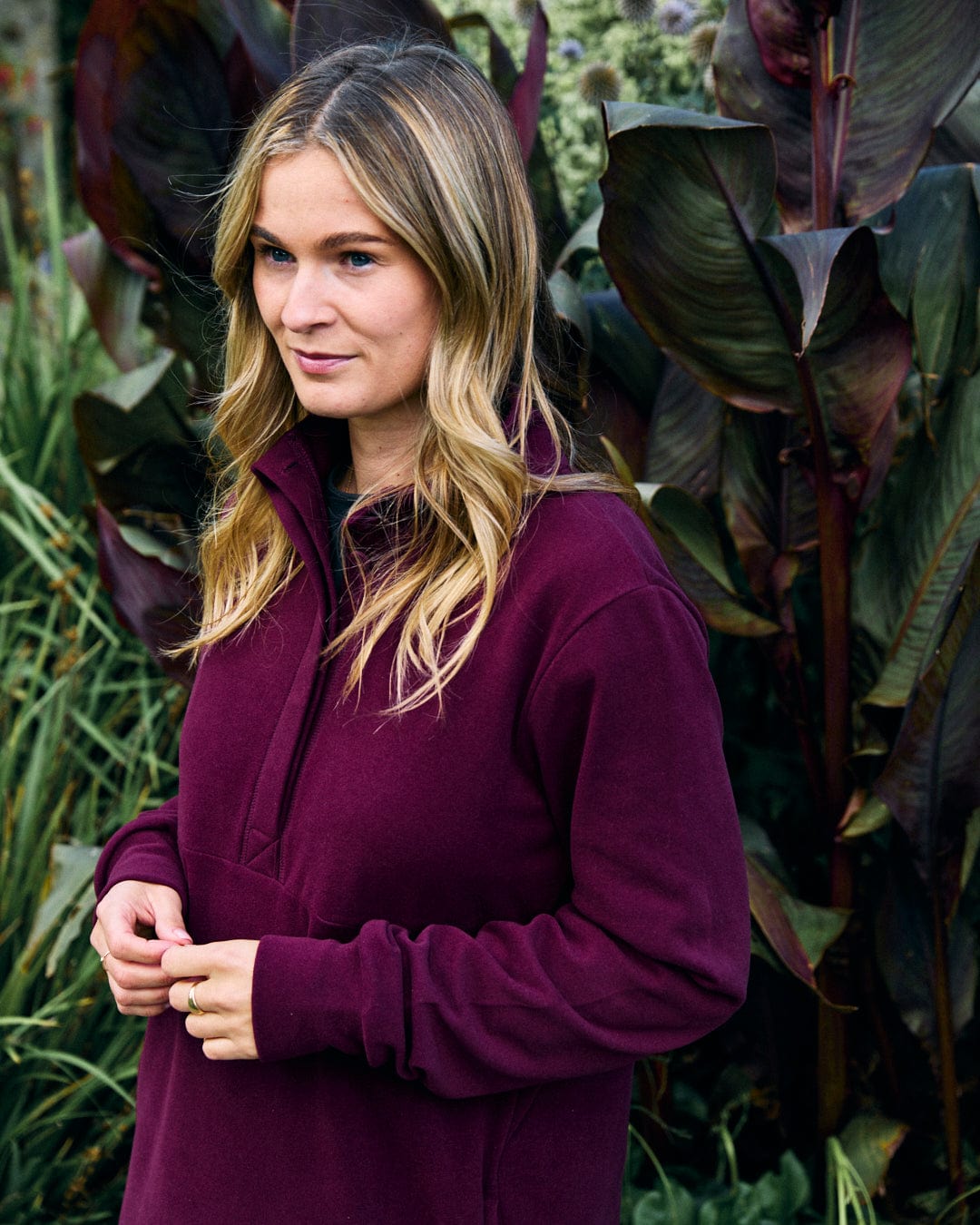 Morgan 1 4 Neck Longline Fleece