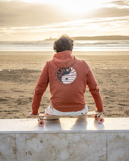 Yin Yang Sun - Mens Pop Hood - Orange