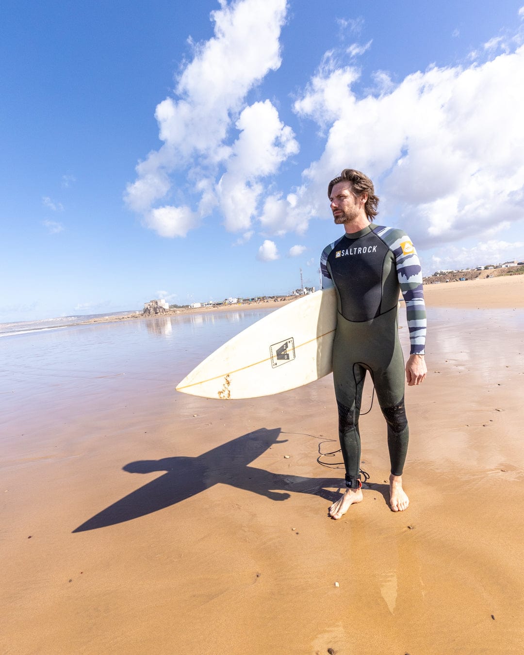 Camo Stripe - 3/2 Full Wetsuit - Green