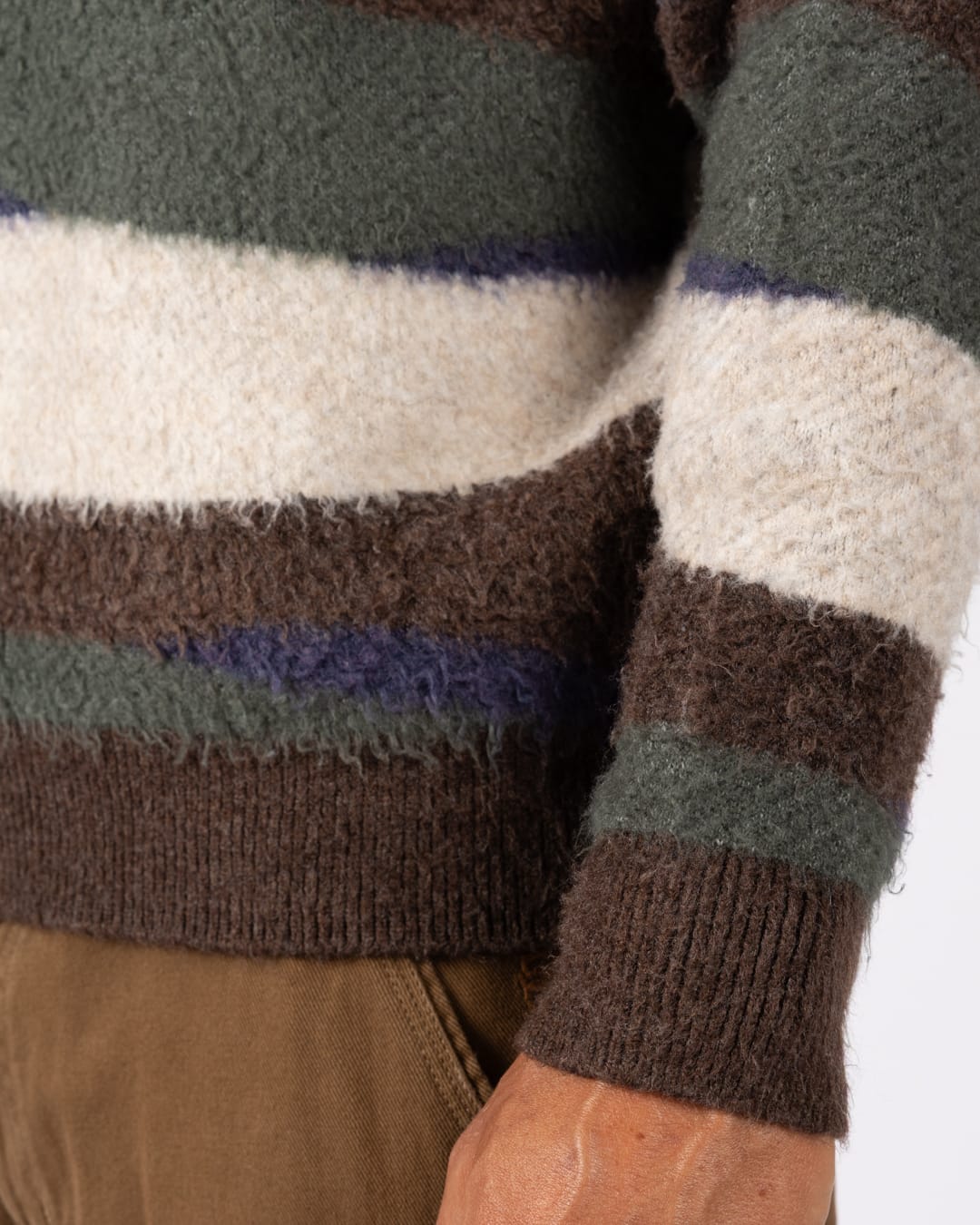 Landscape Mens Knitted Jumper in Blue
