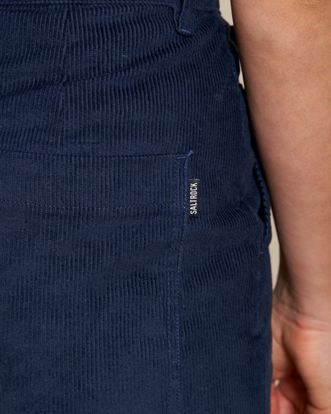 Ogden Cord - Womens Straight Leg Cord Trousers - Blue