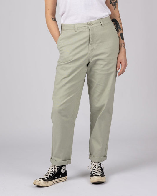 Mara - Womens Chino - Light Green