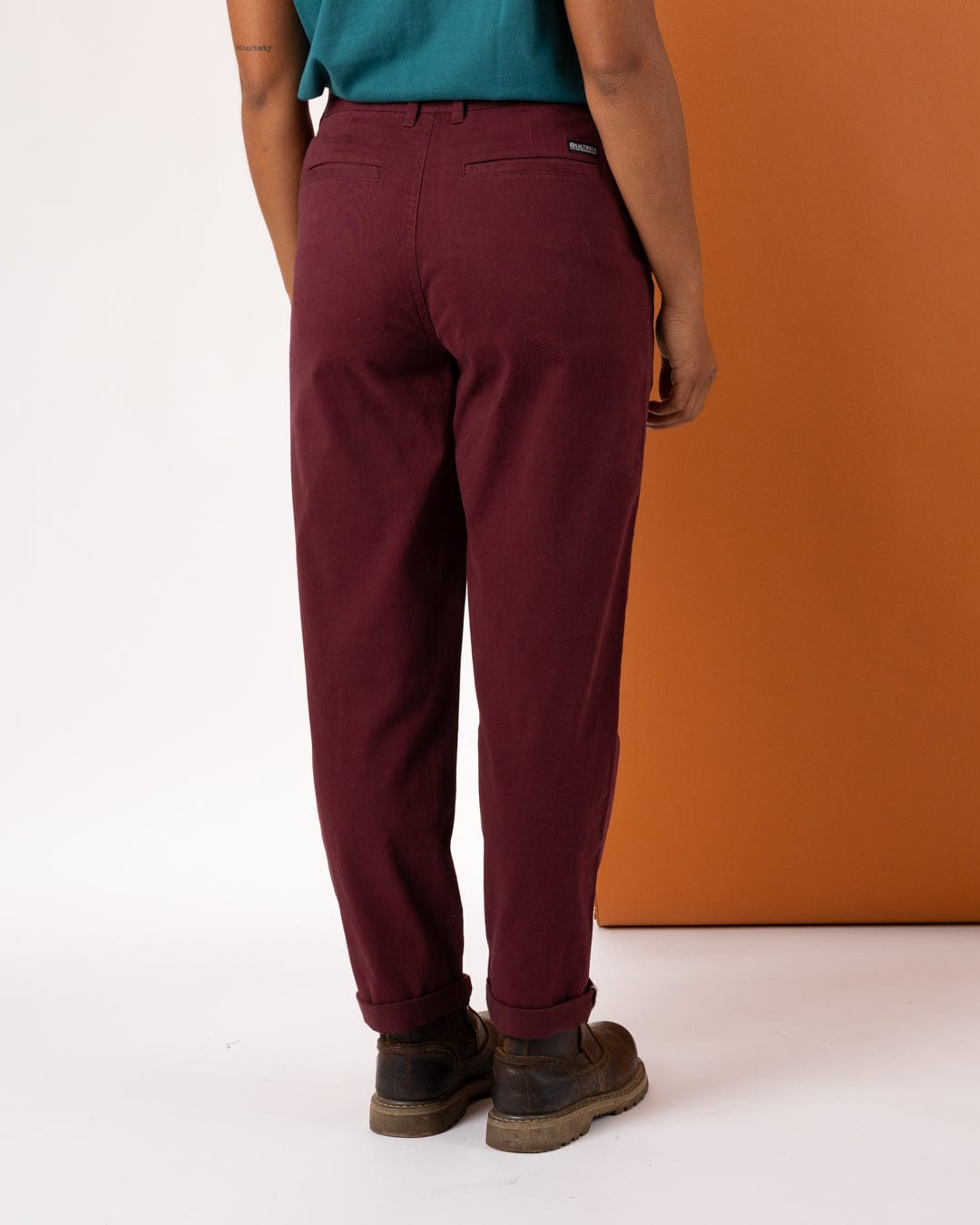 Mara - Womens Chino - Dark Purple