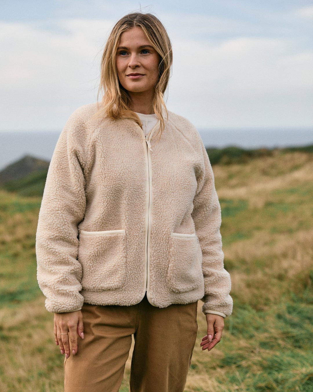 Piper Reversible Zip Collarless Fleece