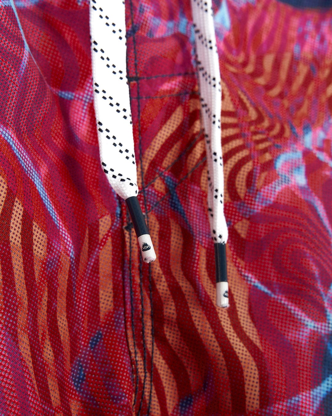 A close up of Saltrock's Poolside - Mens All Over Print Swimshort in Teal.