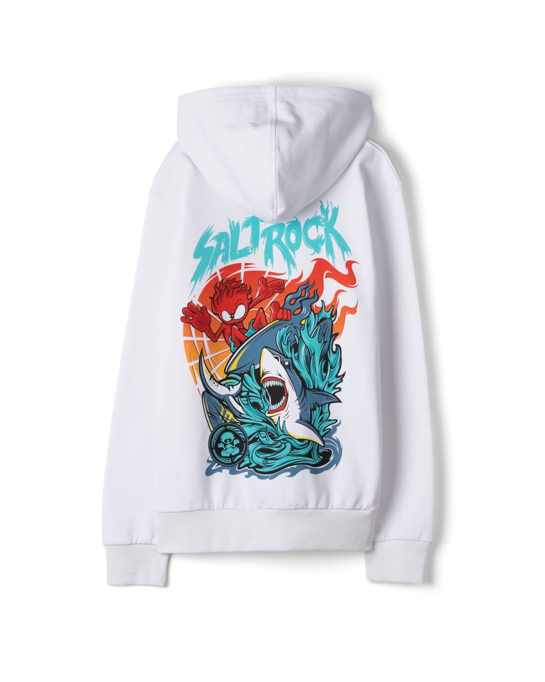 Jaws Kids Pop Hoodie In White