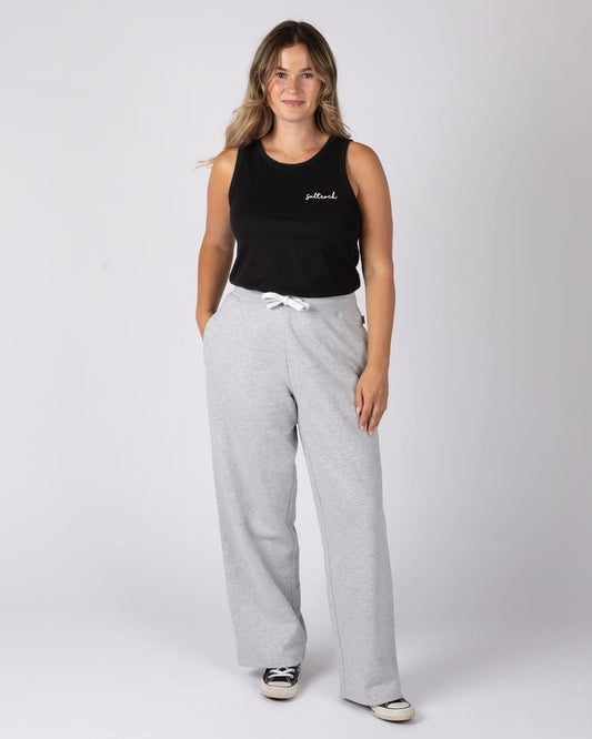 Essential Womens Joggers in Grey Marl