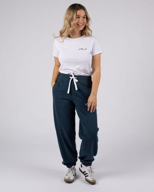 Essential Womens Joggers in Blue Marl