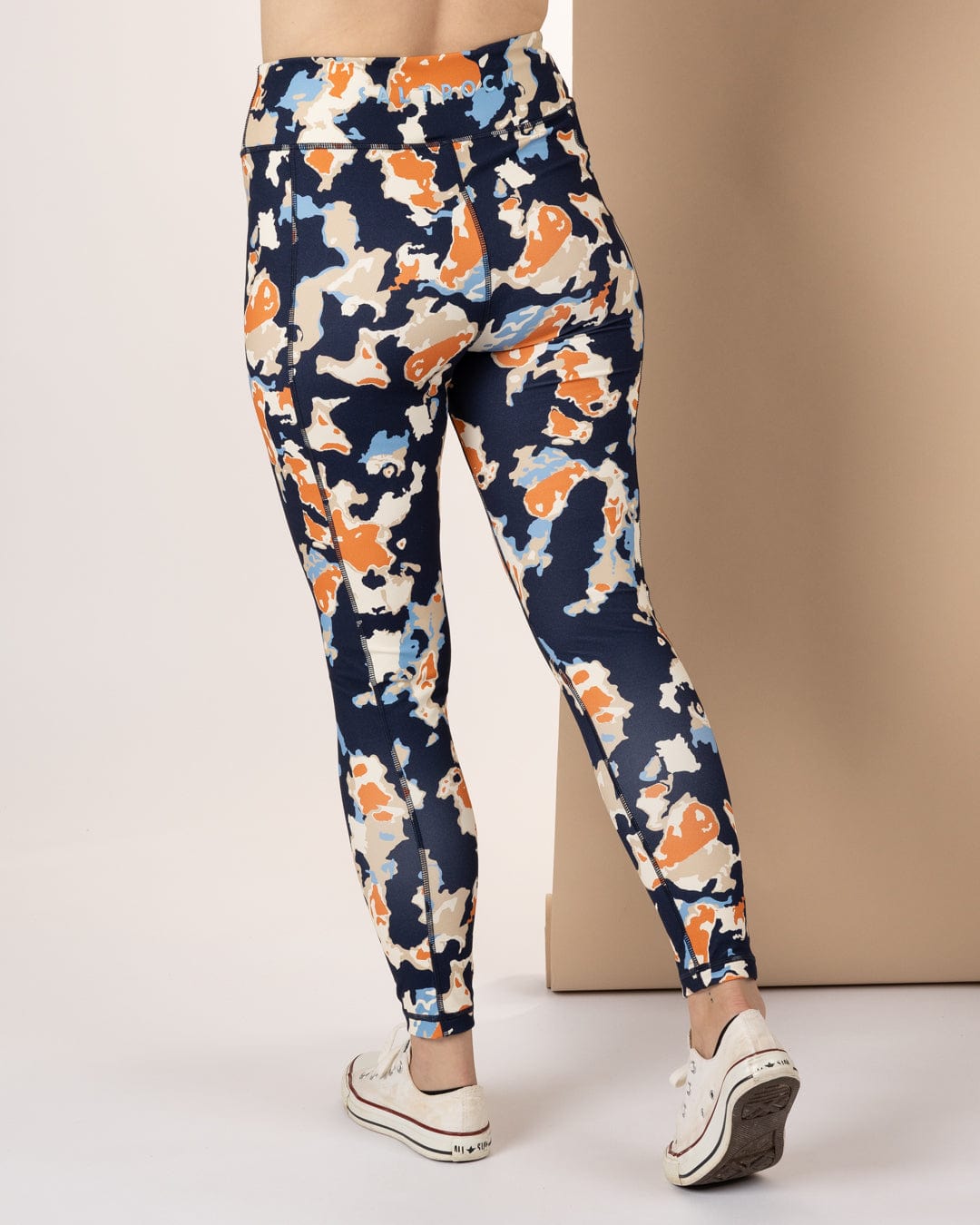 Folie - Womens Leggings - Blue/Orange