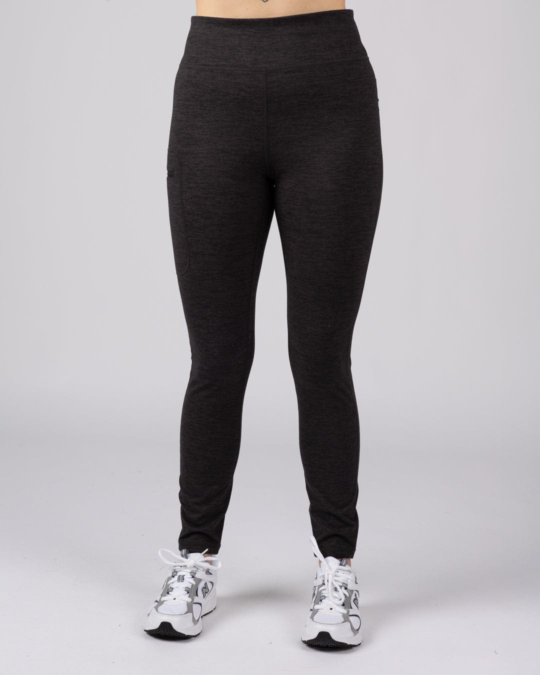 Trek Womens 4 Way Stretch Outdoor Leggings in Dark Grey