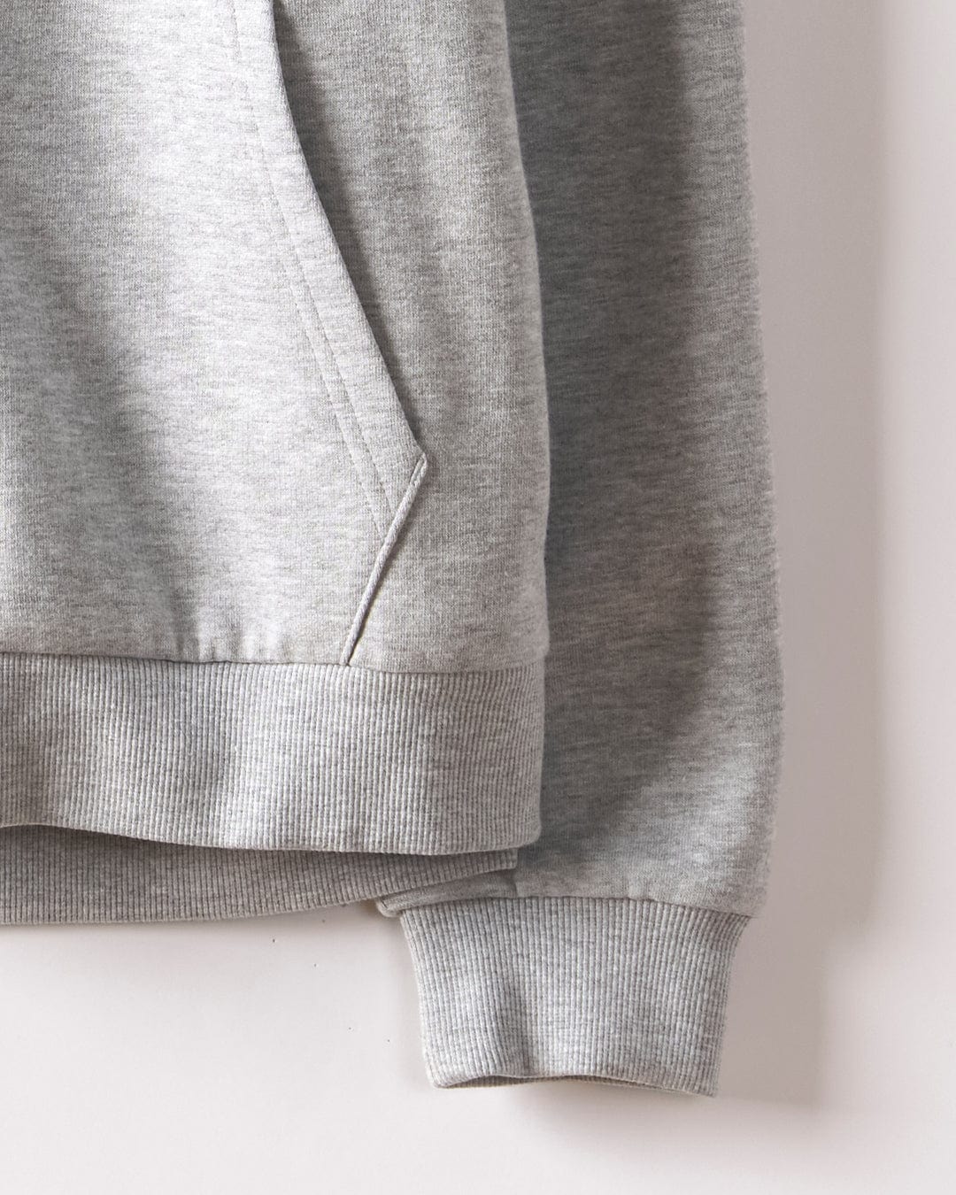 Saltrock Original - Mens Fur Lined Zip Hoodie - Grey