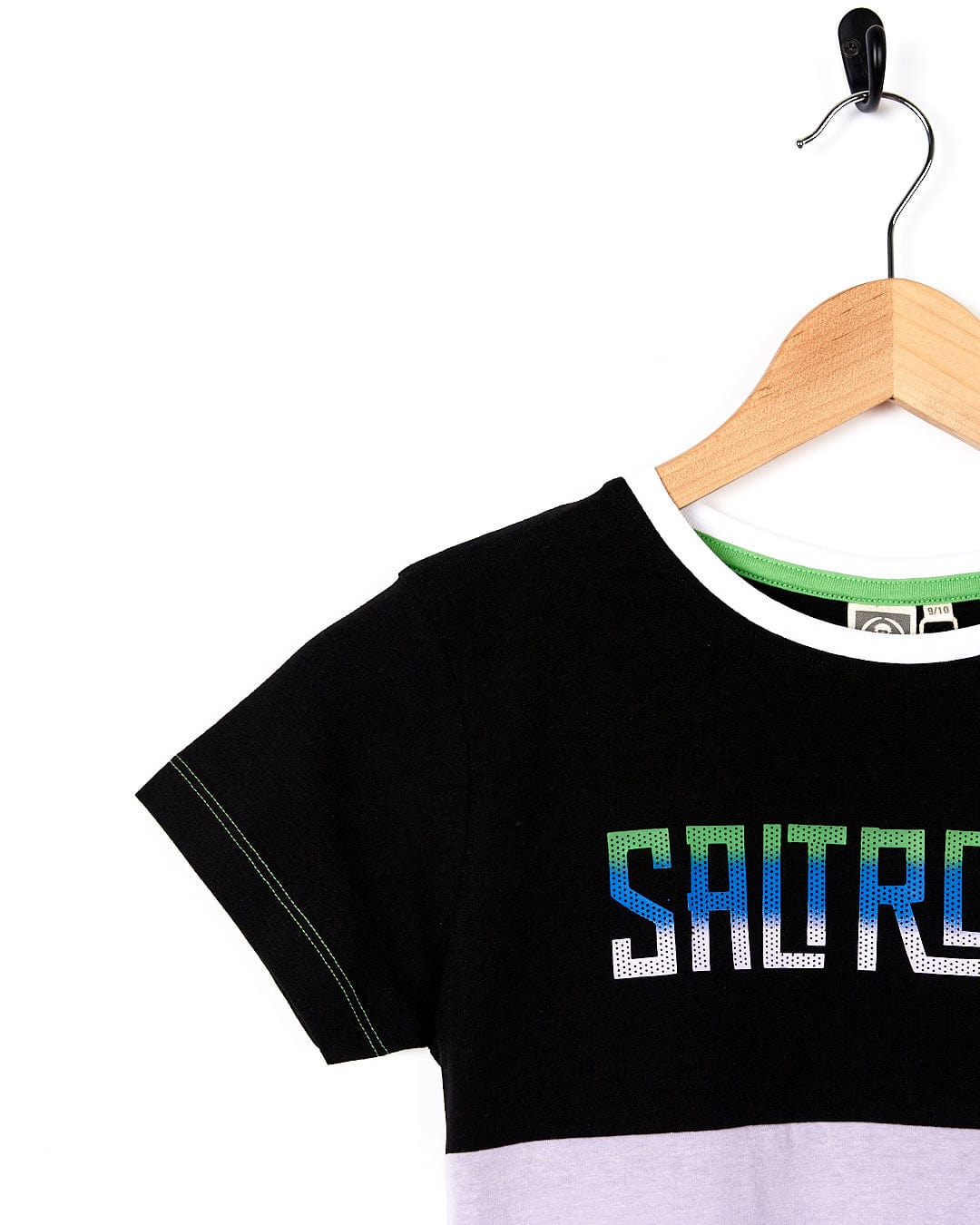 A Saltrock t - shirt with the word sacro on it.