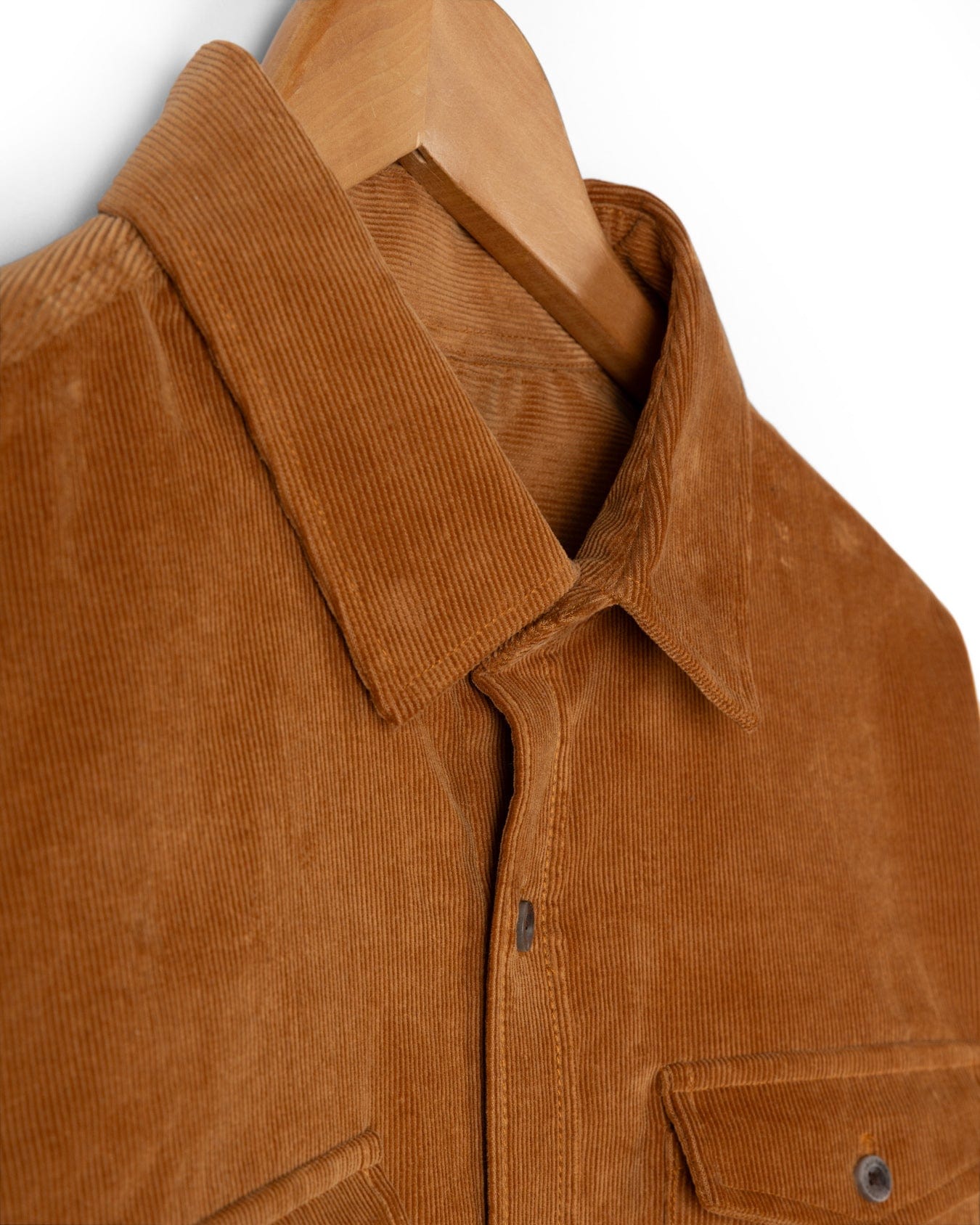 Lyon - Mens Corduroy Shirt - Tan