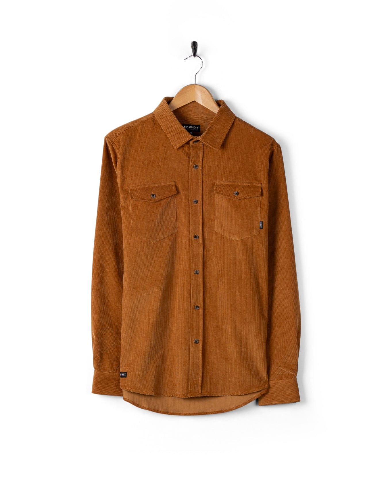 Lyon - Mens Corduroy Shirt - Tan