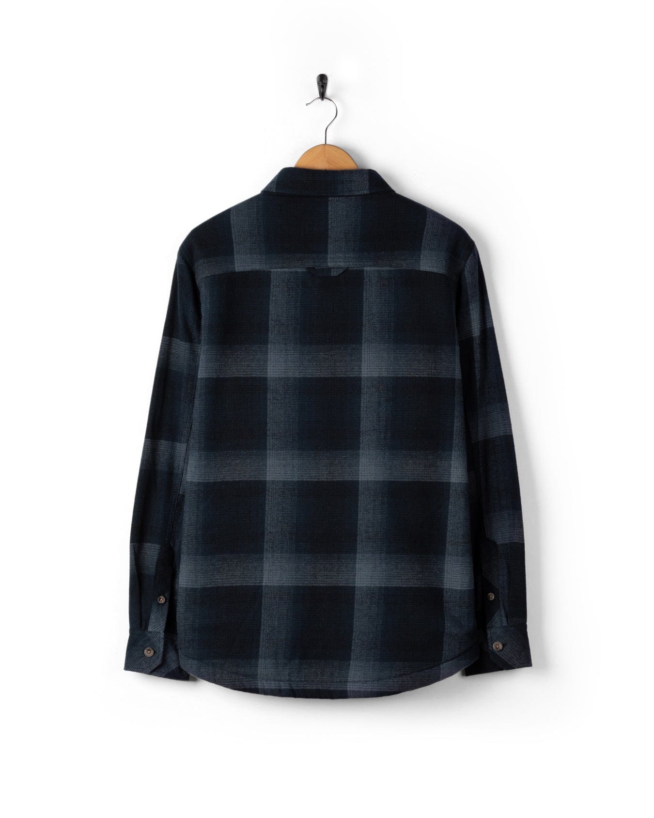 Woody - Mens Sherpa Lined Shacket - Blue