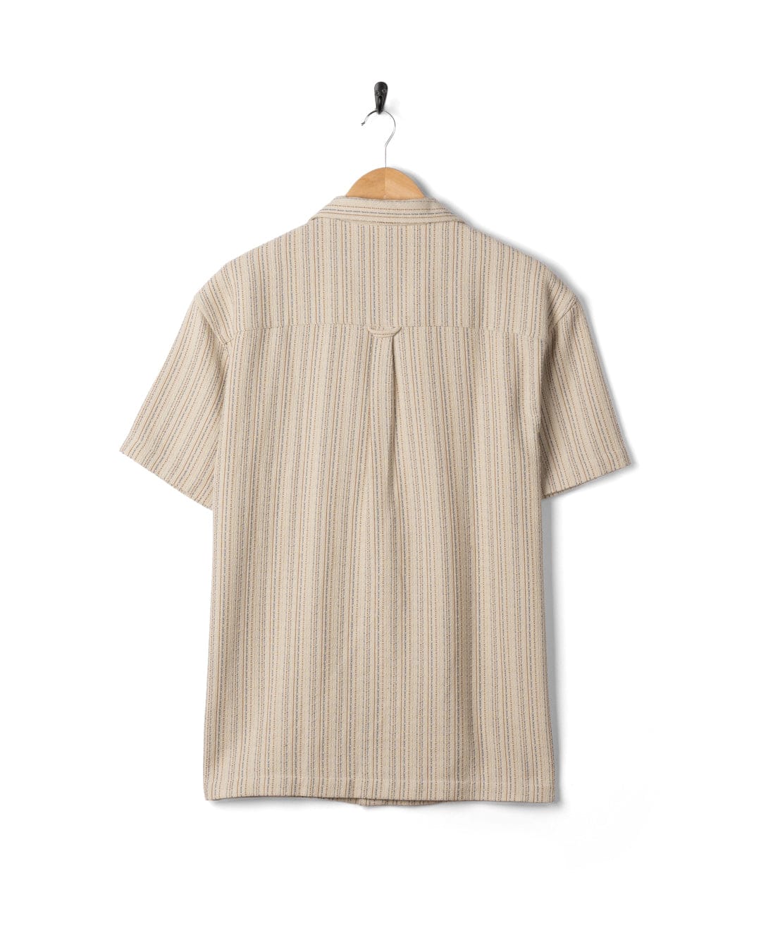 Resort Shirt Mens Short Sleeve Shirt in Cream