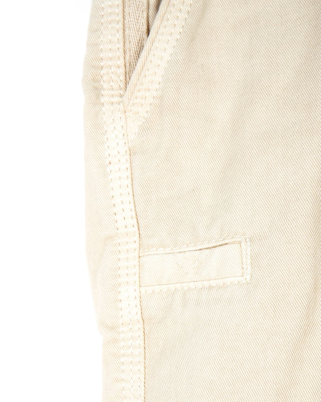 A close up of a pair of Saltrock Sennen - Mens Chino Short - Natural pants.