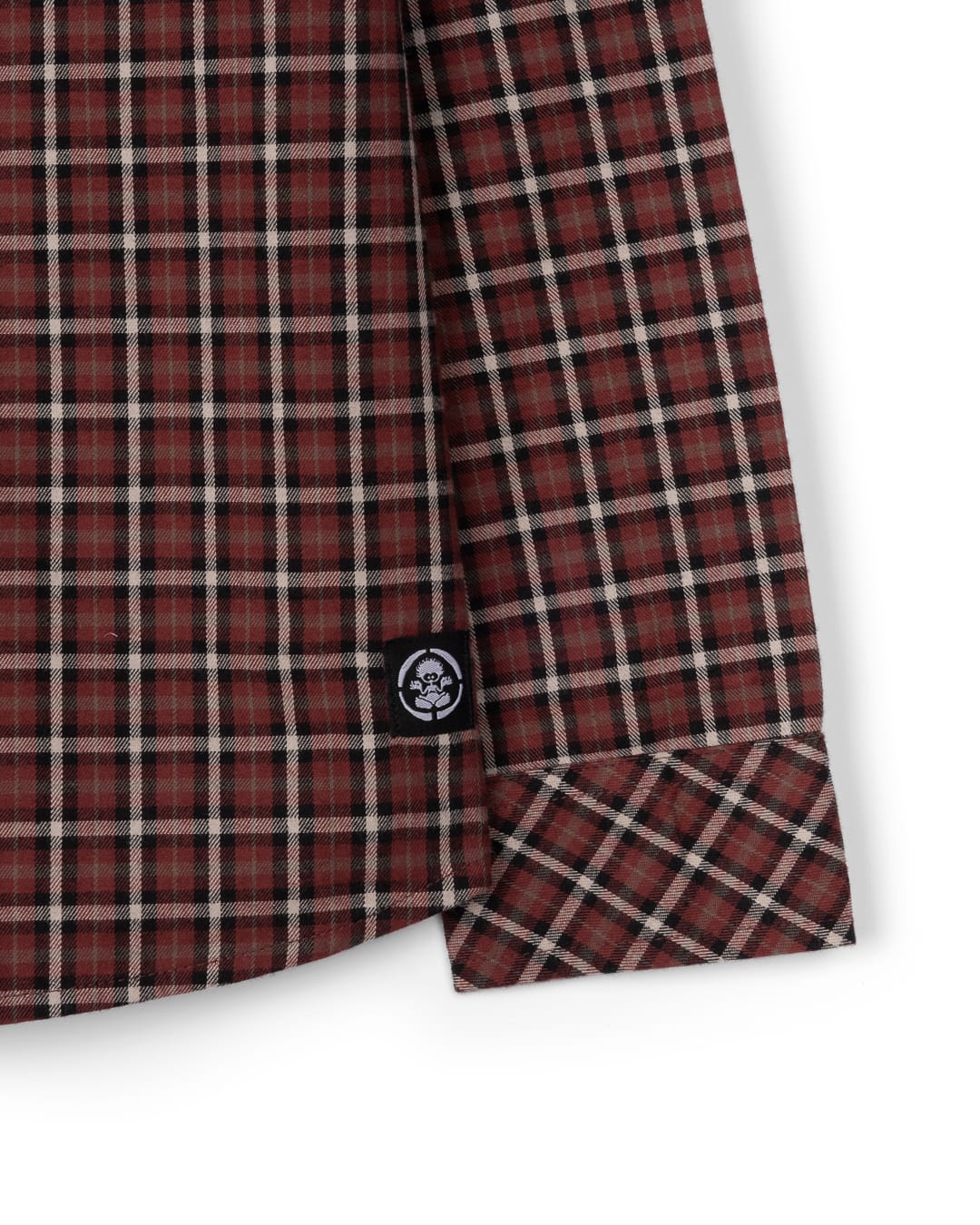 Cult Kids Check Shirt in Burgundy