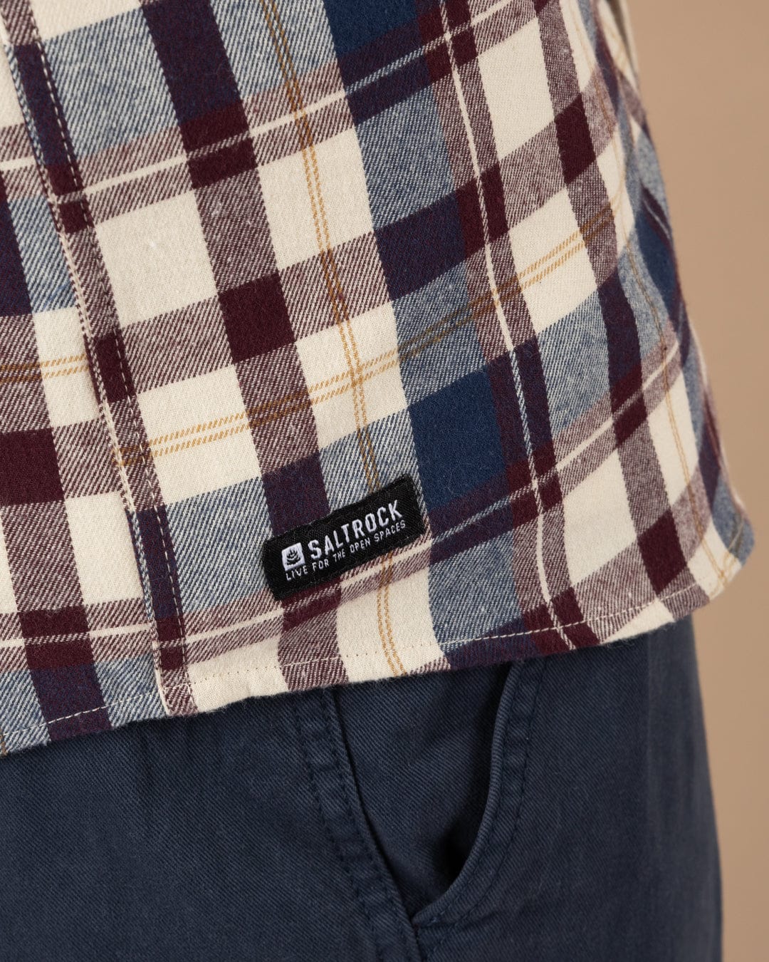 Miles - Mens Flannel Shirt - Purple Check