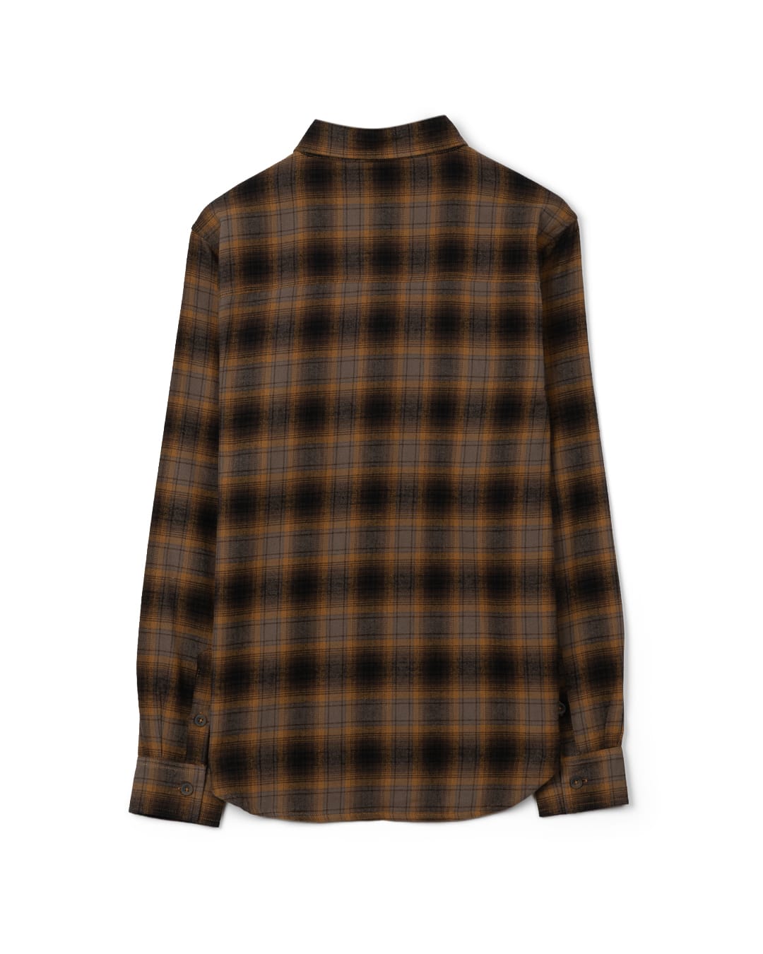 Miles Mens Long Sleeve Shirt In Brown