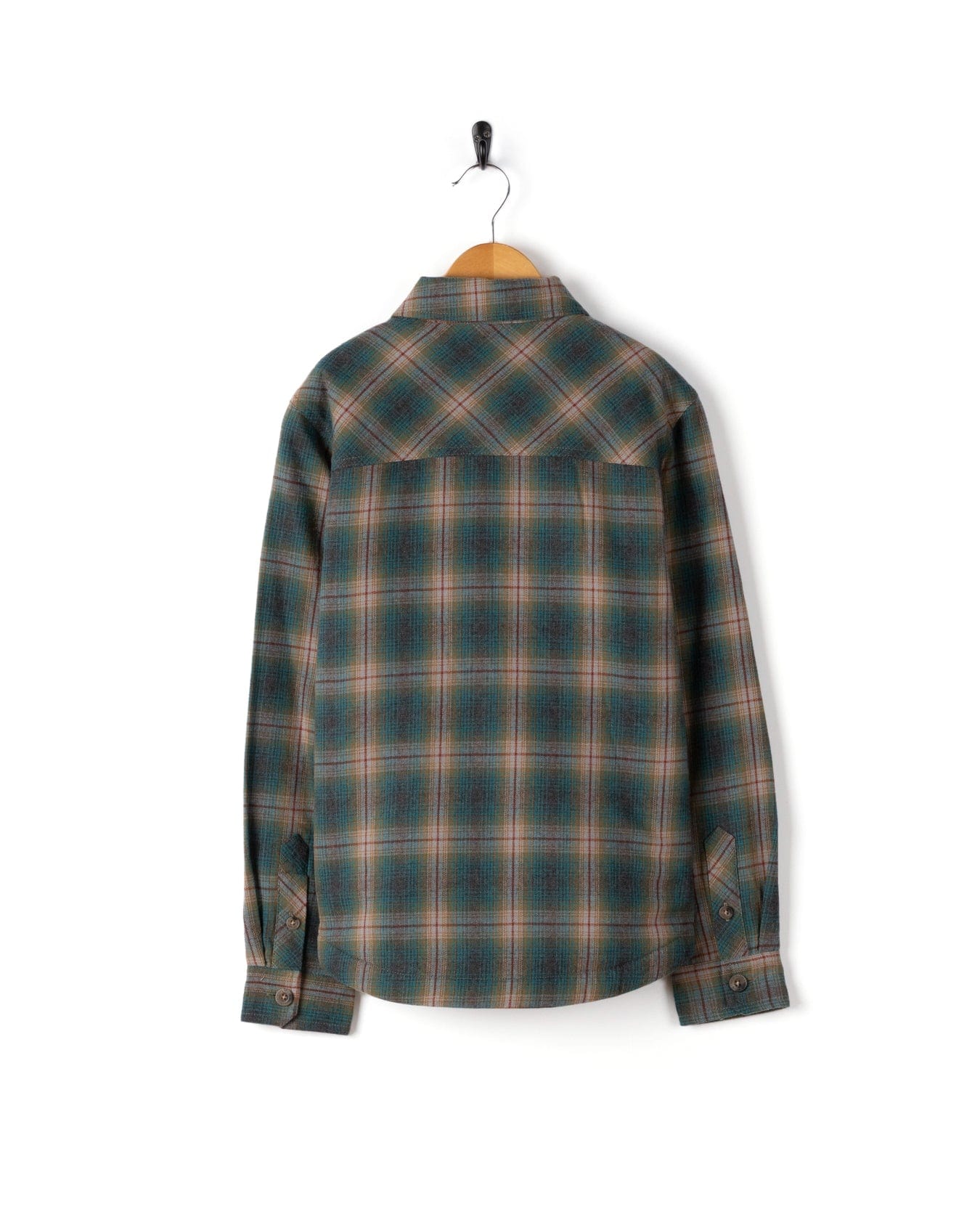 Wiley - Kids Shacket - Teal Check