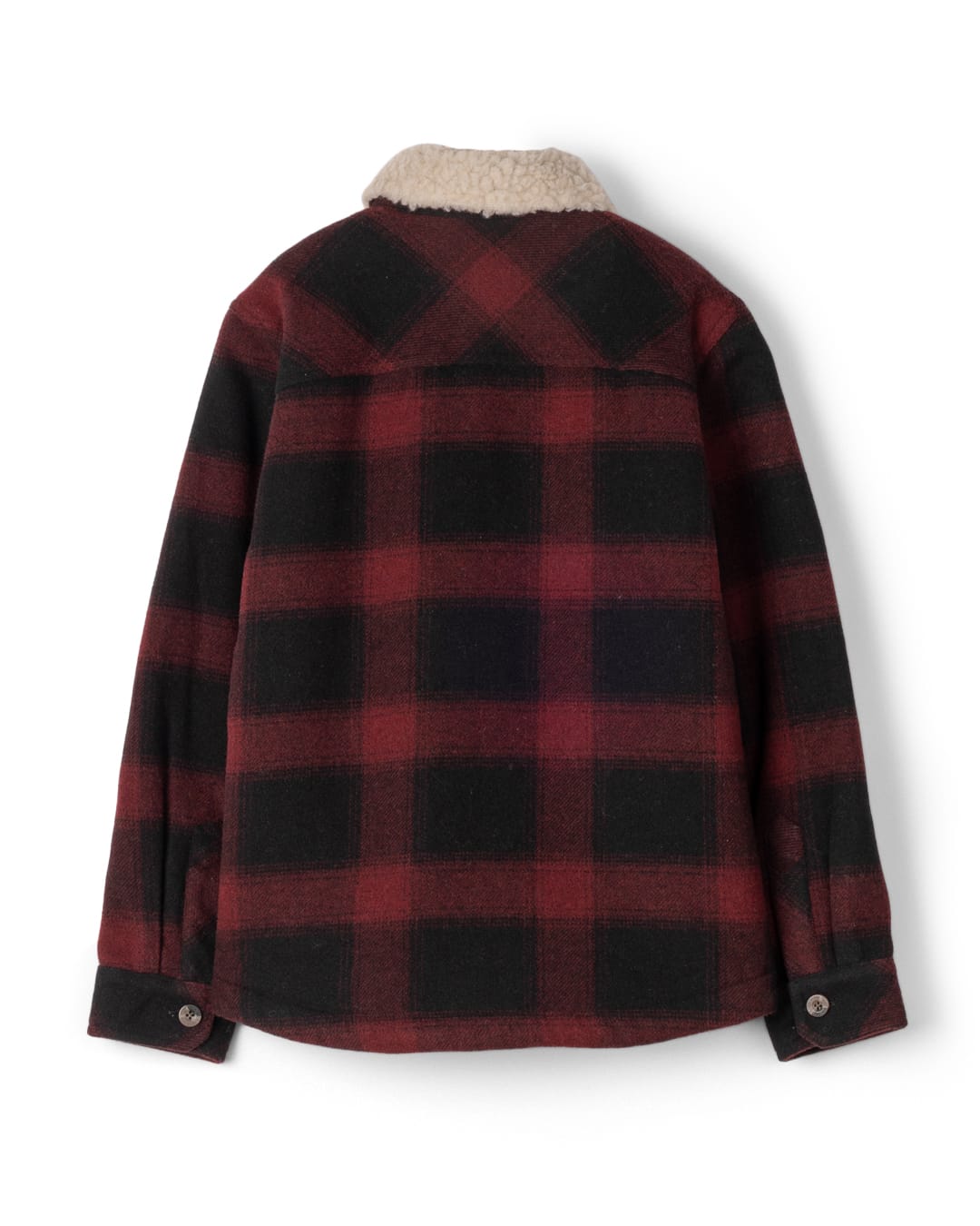 Fisher Kids Borg Lined Shirt in Red