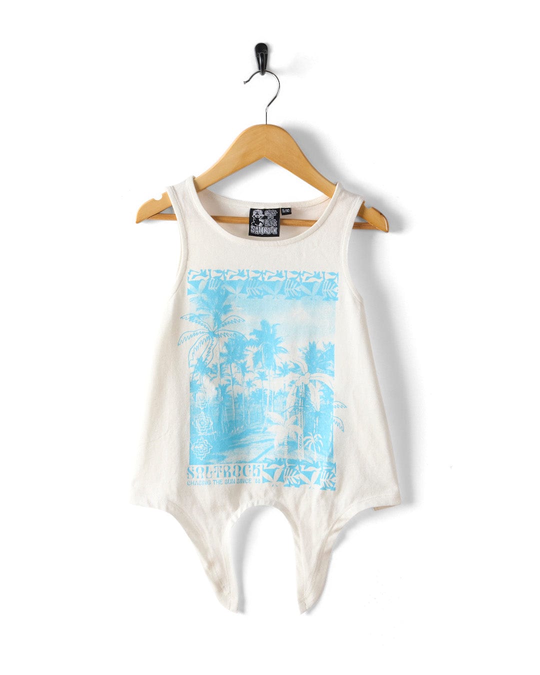 Sway - Kids Tie Front Vest - White
