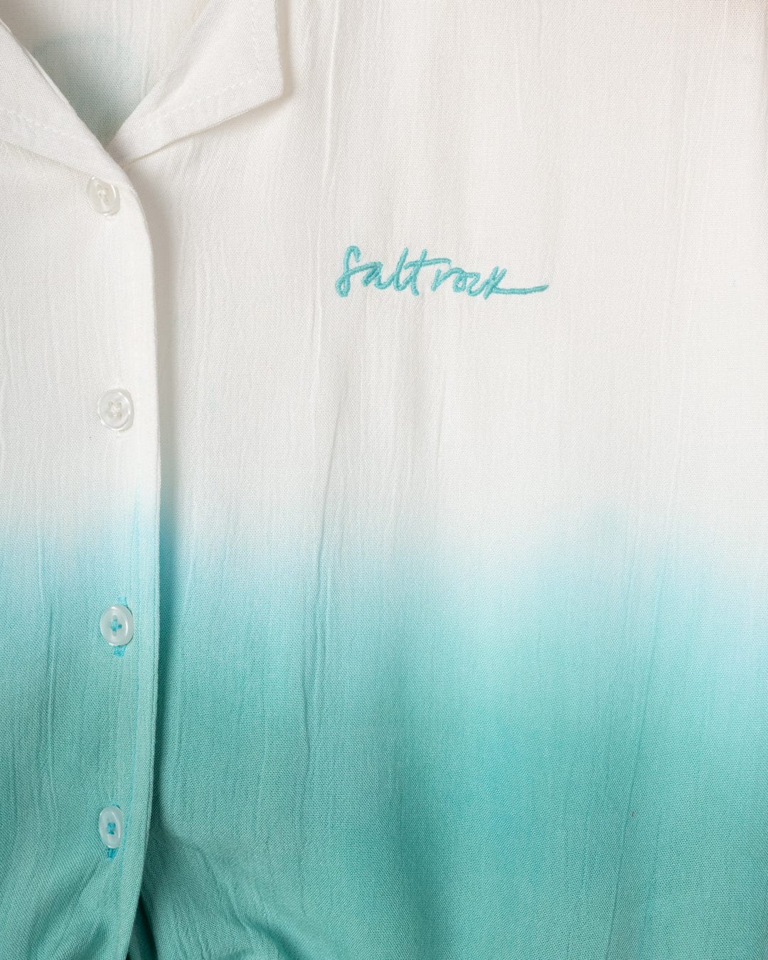 Shelby - Kids Front Knot Shirt - Turquoise