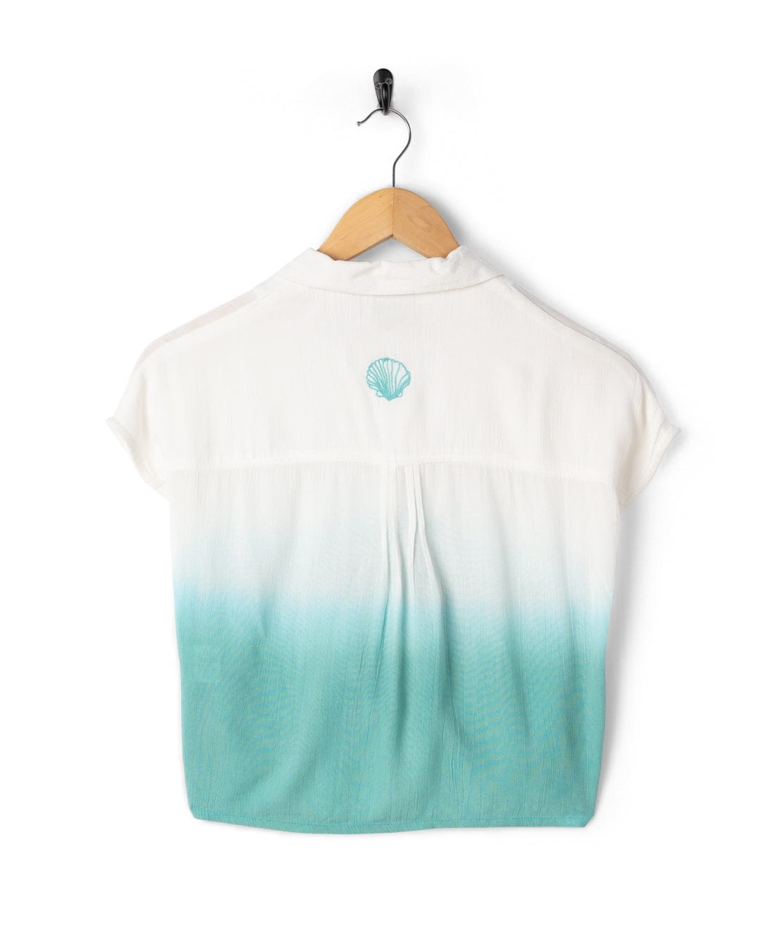 Shelby - Kids Front Knot Shirt - Turquoise