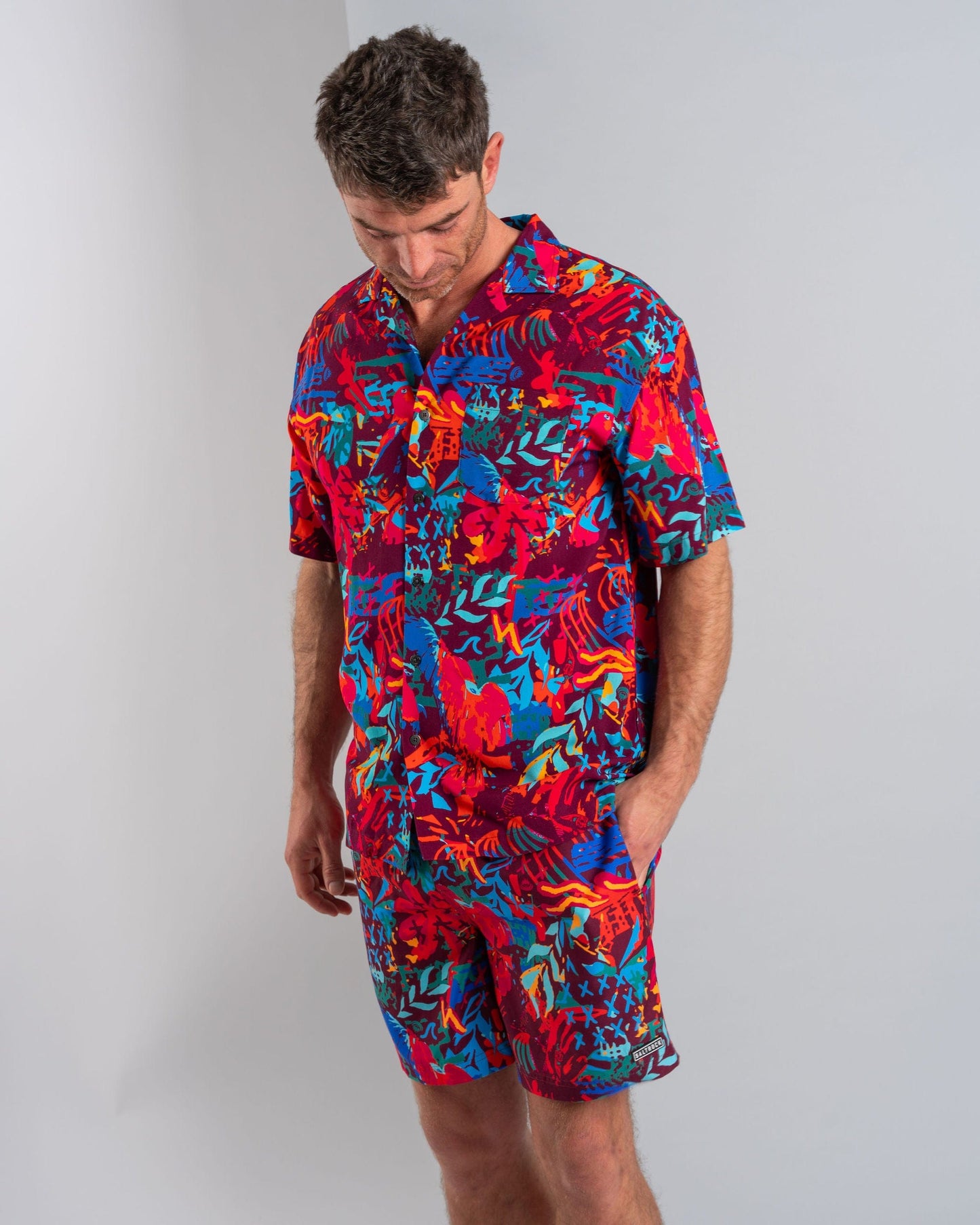 Escapism - Mens Short Sleeve Shirt - Multi