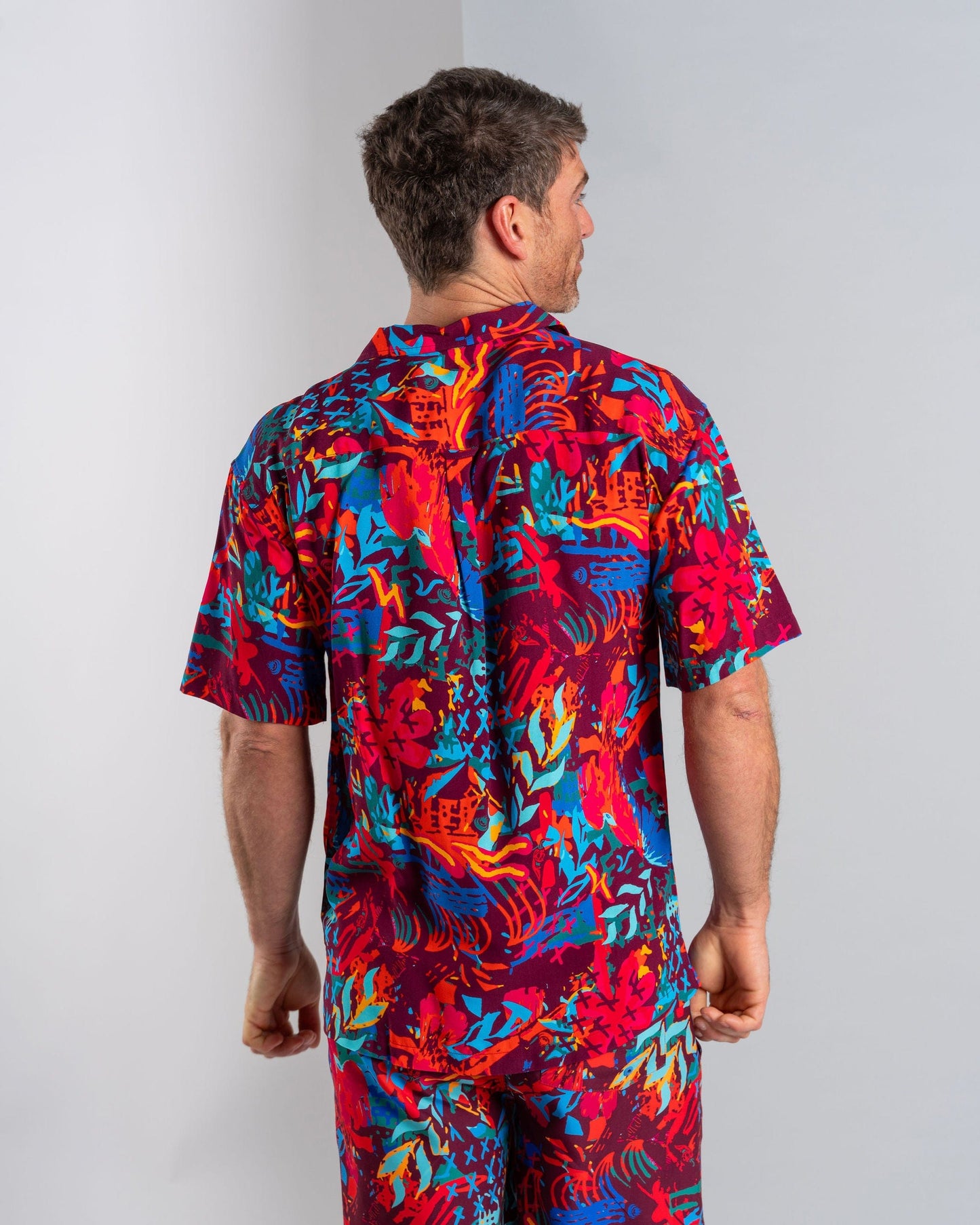 Escapism - Mens Short Sleeve Shirt - Multi