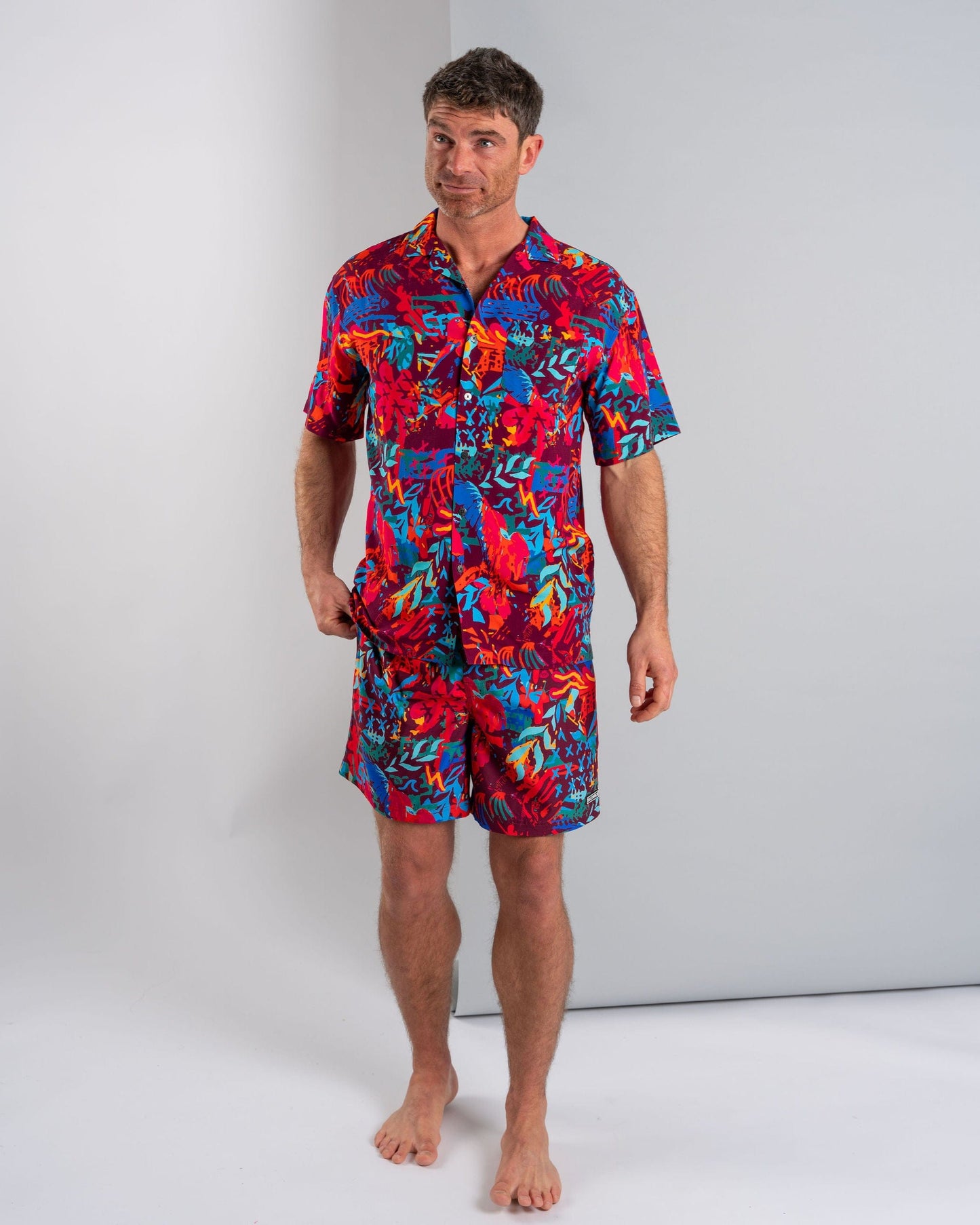 Escapism - Mens Short Sleeve Shirt - Multi